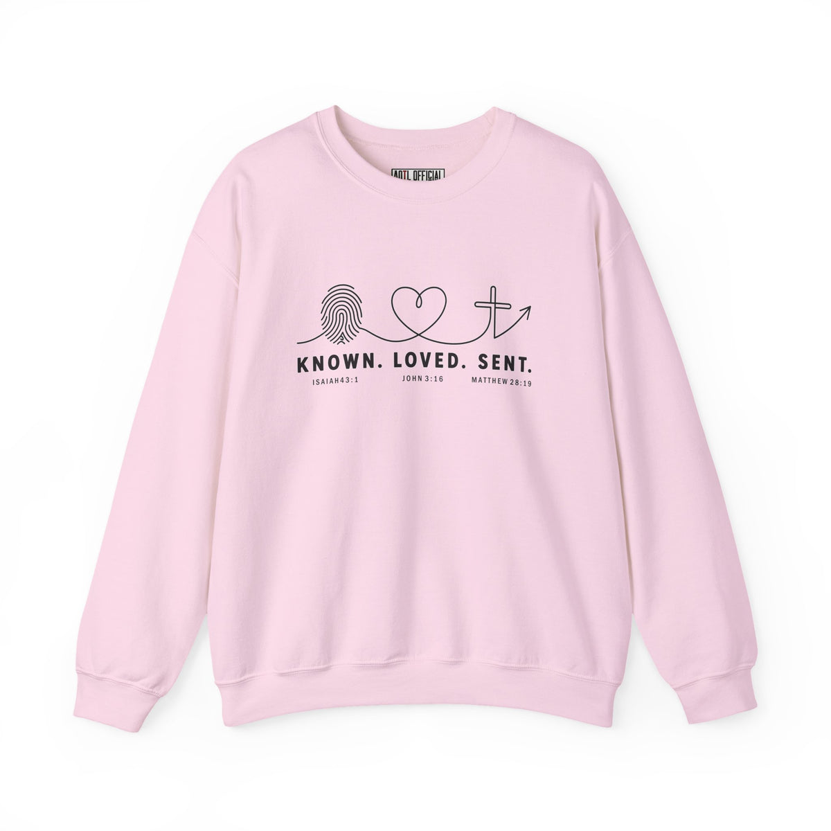 Known. Loved. Sent. Christian Sweatshirt