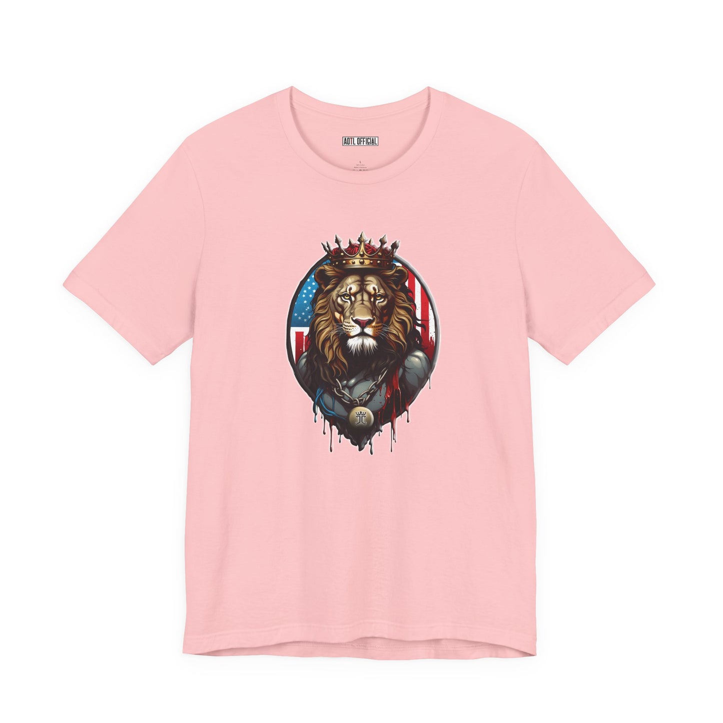 Royal Majesty: Lion of Judah Crowned  Unisex Short Sleeve Tee