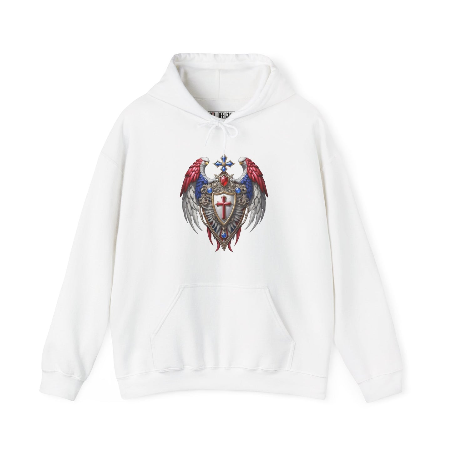 Winged Guardians of Faith Unisex Heavy Blend™ Hooded Sweatshirt