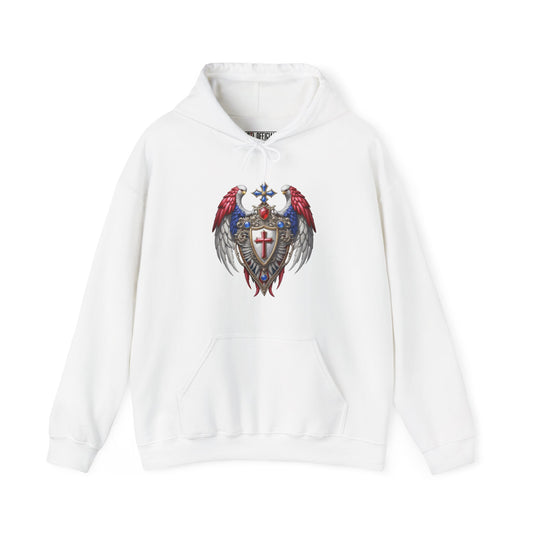 Winged Guardians of Faith Unisex Heavy Blend™ Hooded Sweatshirt