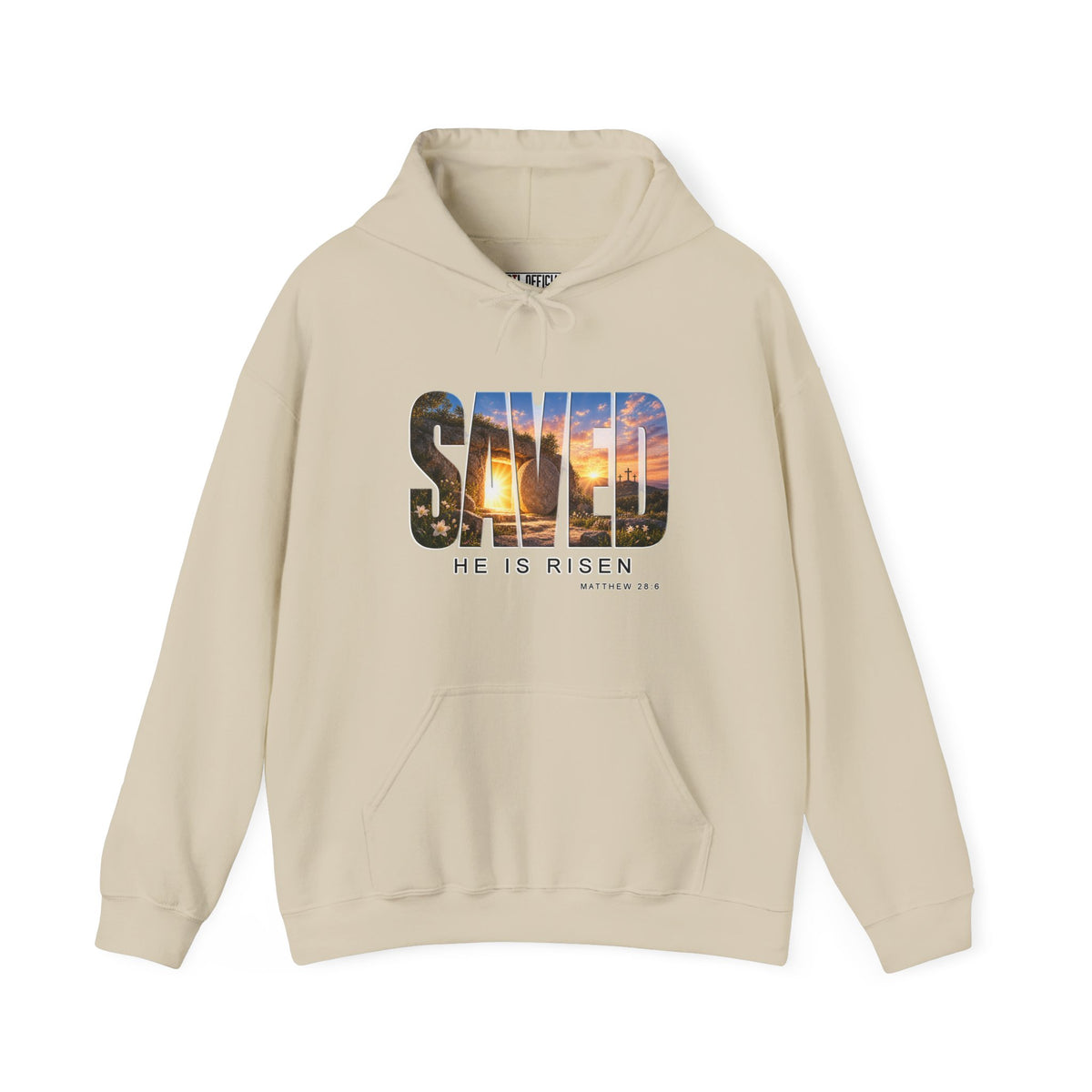 Saved-He Is Risen Christian Hoodie
