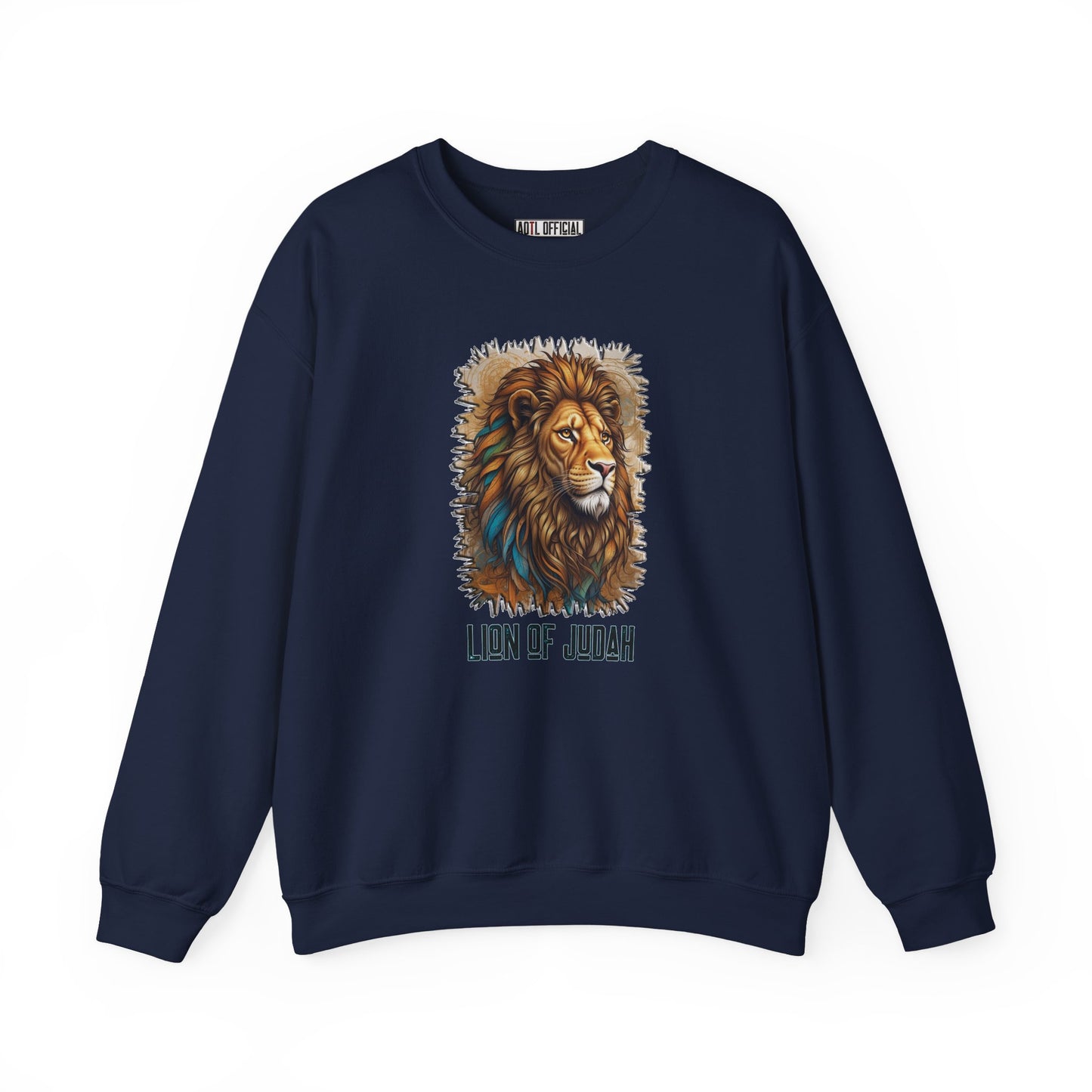 Divine King  Lion of Judah  Unisex Heavy Blend™ Crewneck Sweatshirt