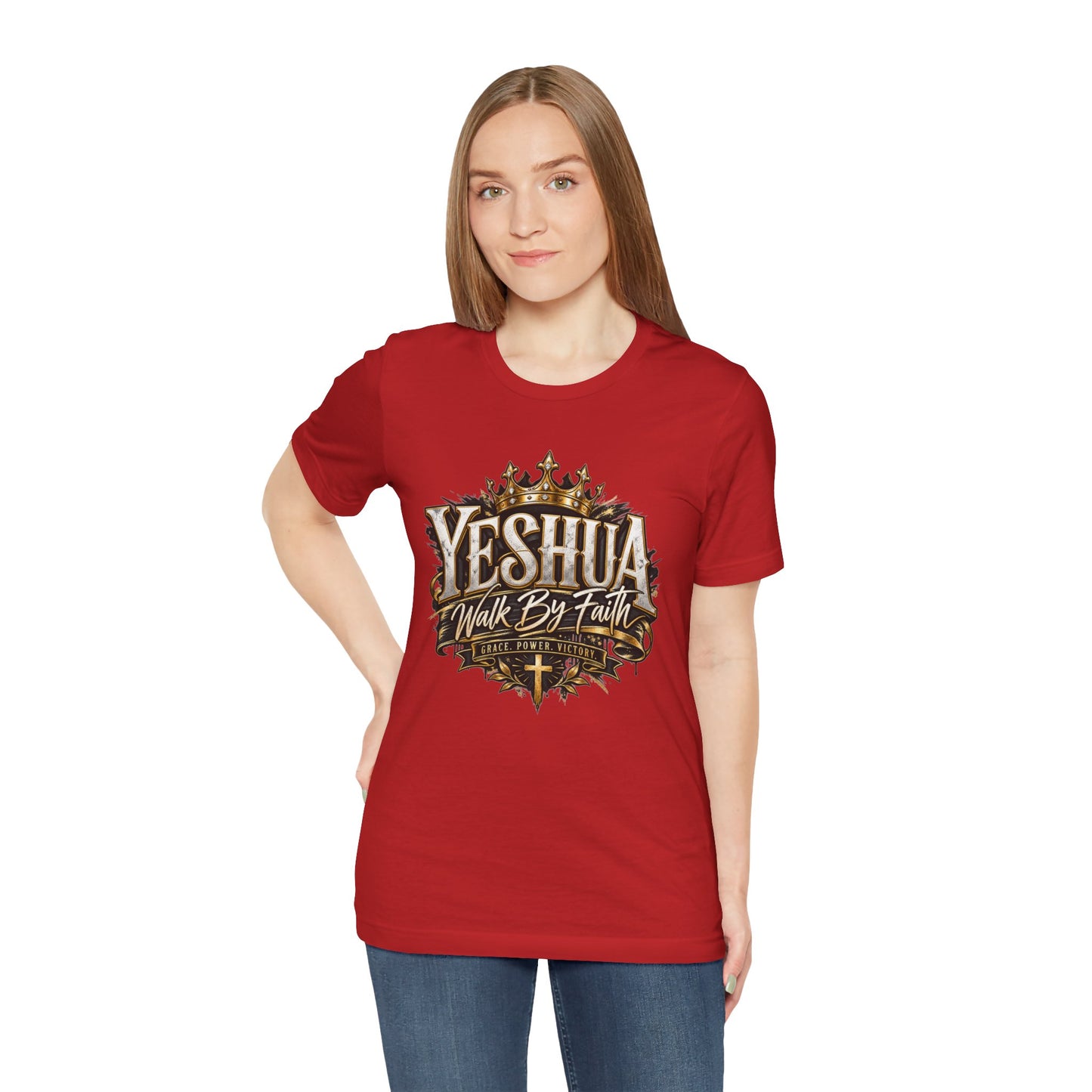 Yeshua – Walk By Faith Christian T-shirt