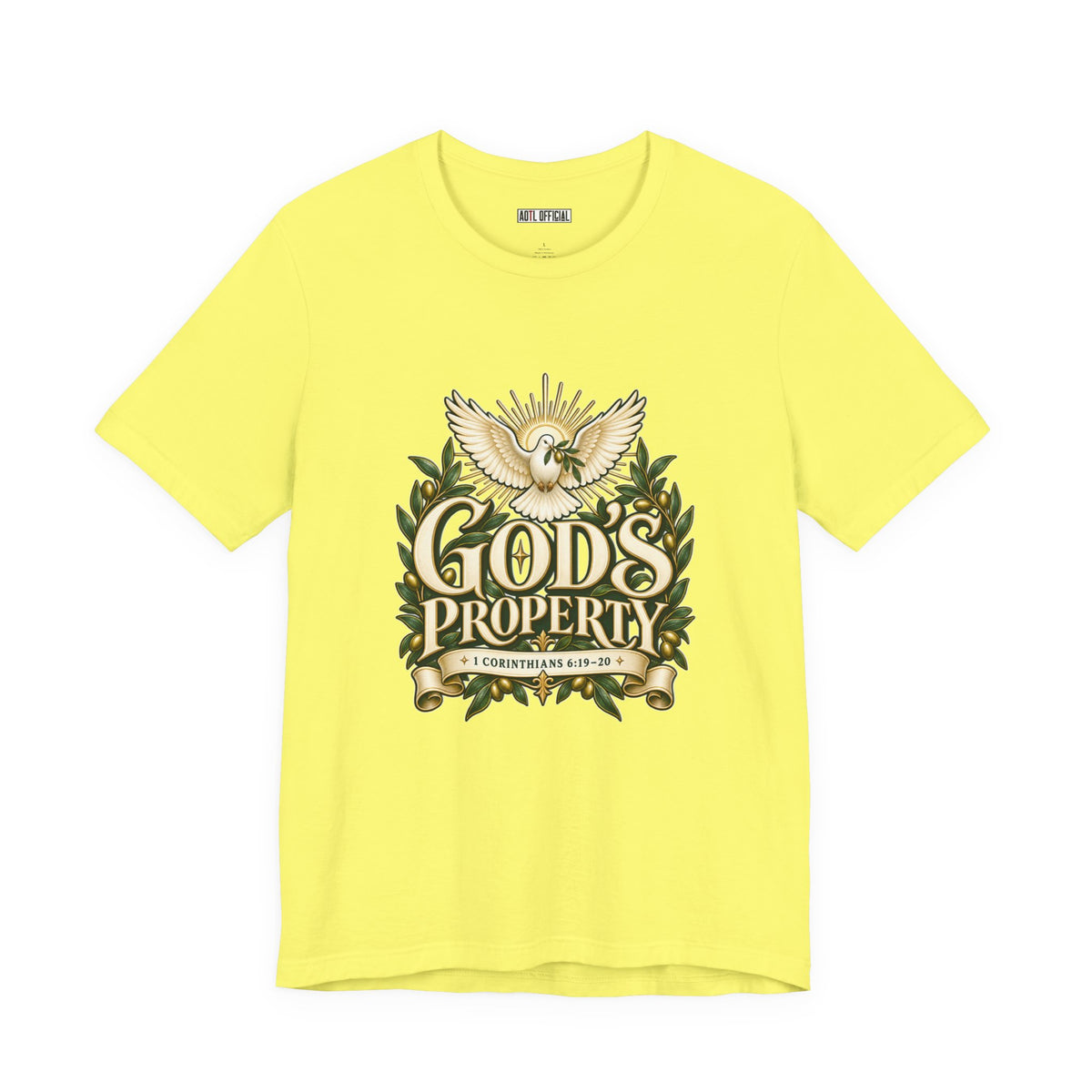 God’s Property — Bought with a Price  Christian T-shirt