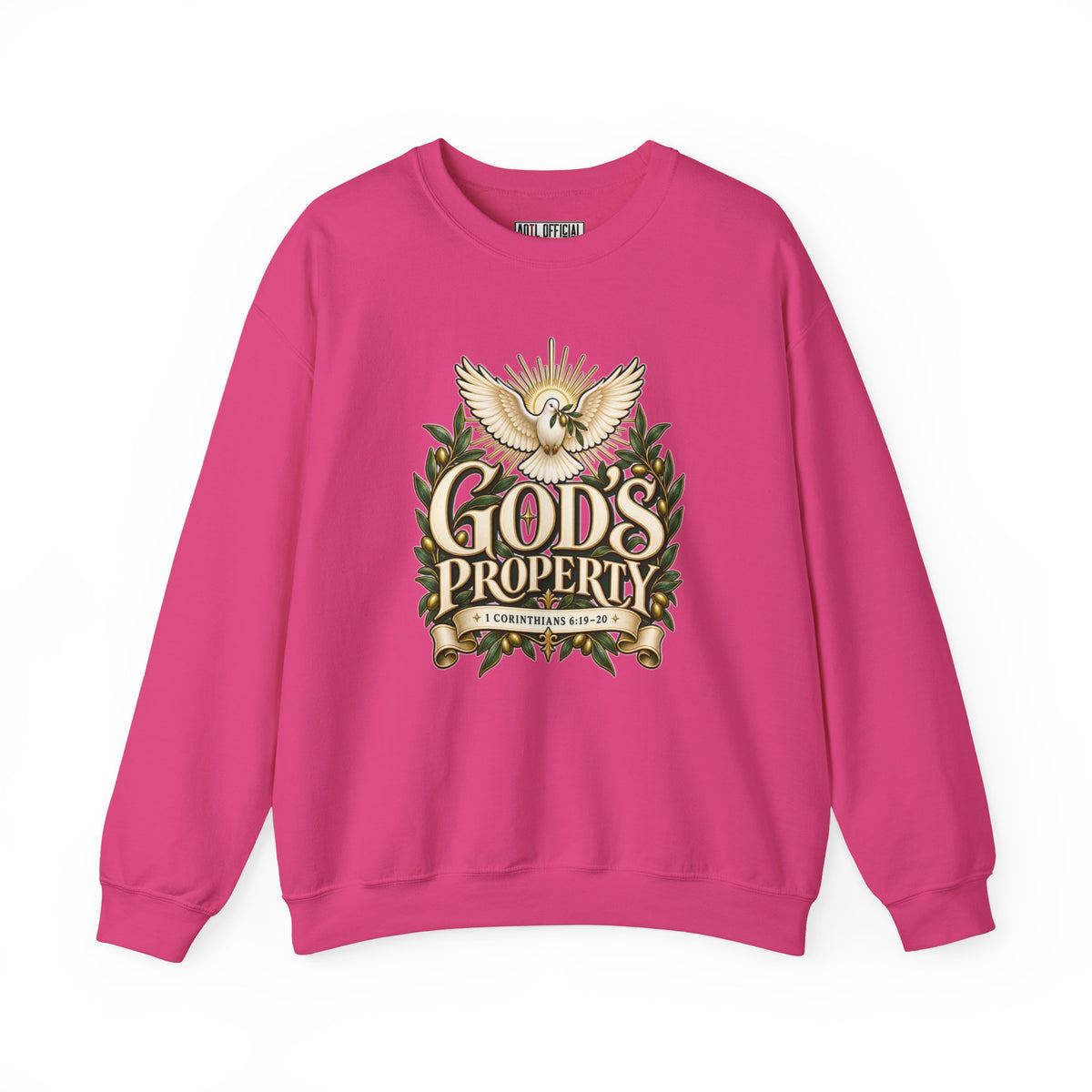 God’s Property — Bought with a Price Christian Sweatshirt