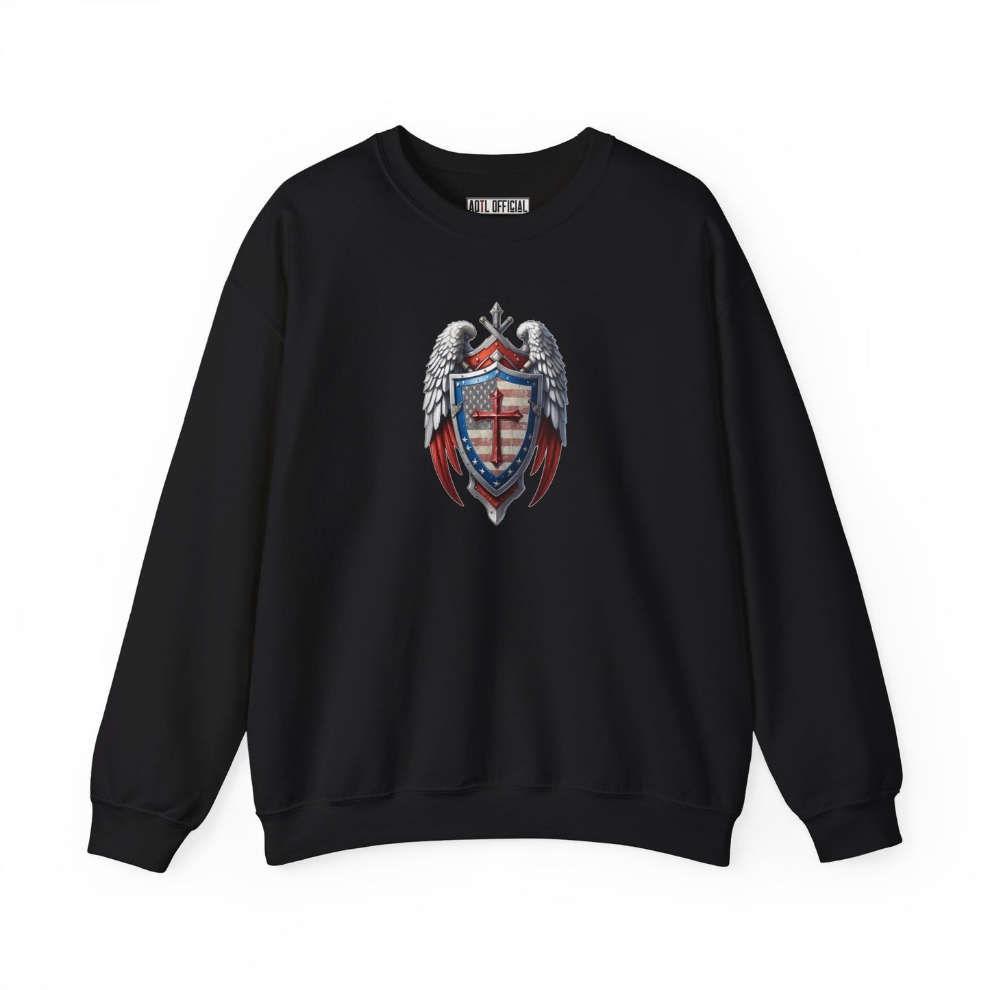 Winged Guardian Unisex Heavy Blend™ Crewneck Sweatshirt