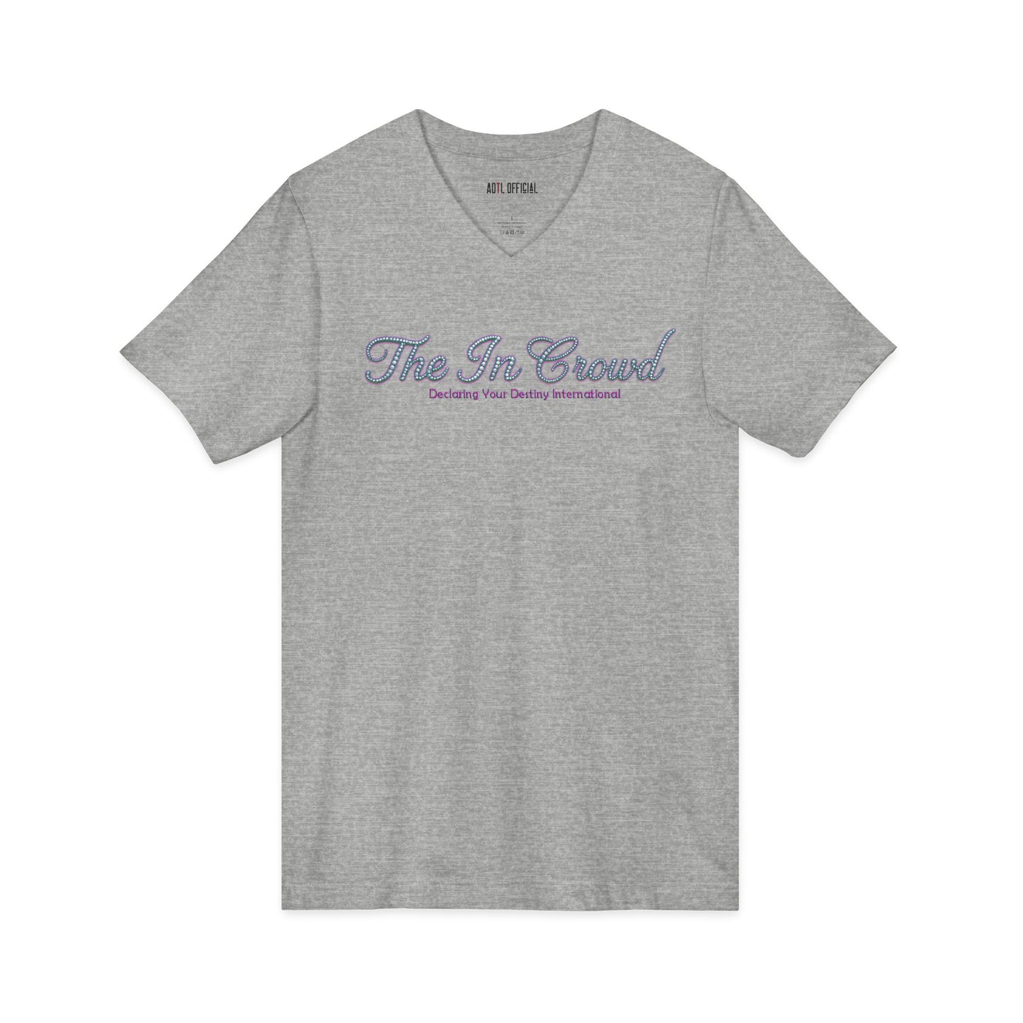 The In Crowd Gemstone print  V-Neck Tee
