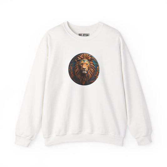 Lionhearted Savior Lion of Judah  Unisex Heavy Blend™ Crewneck Sweatshirt