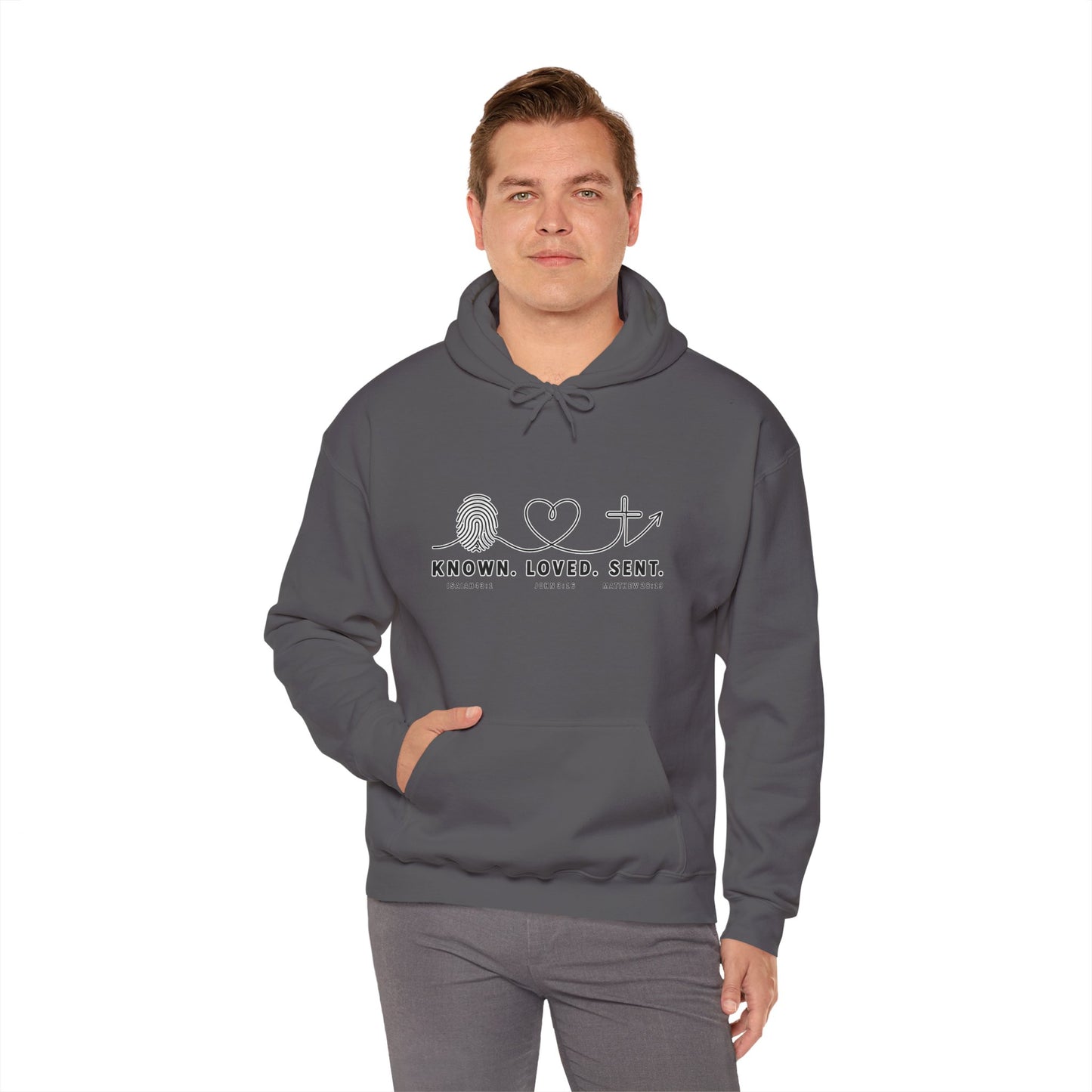 Known. Loved. Sent. Christian Hoodie
