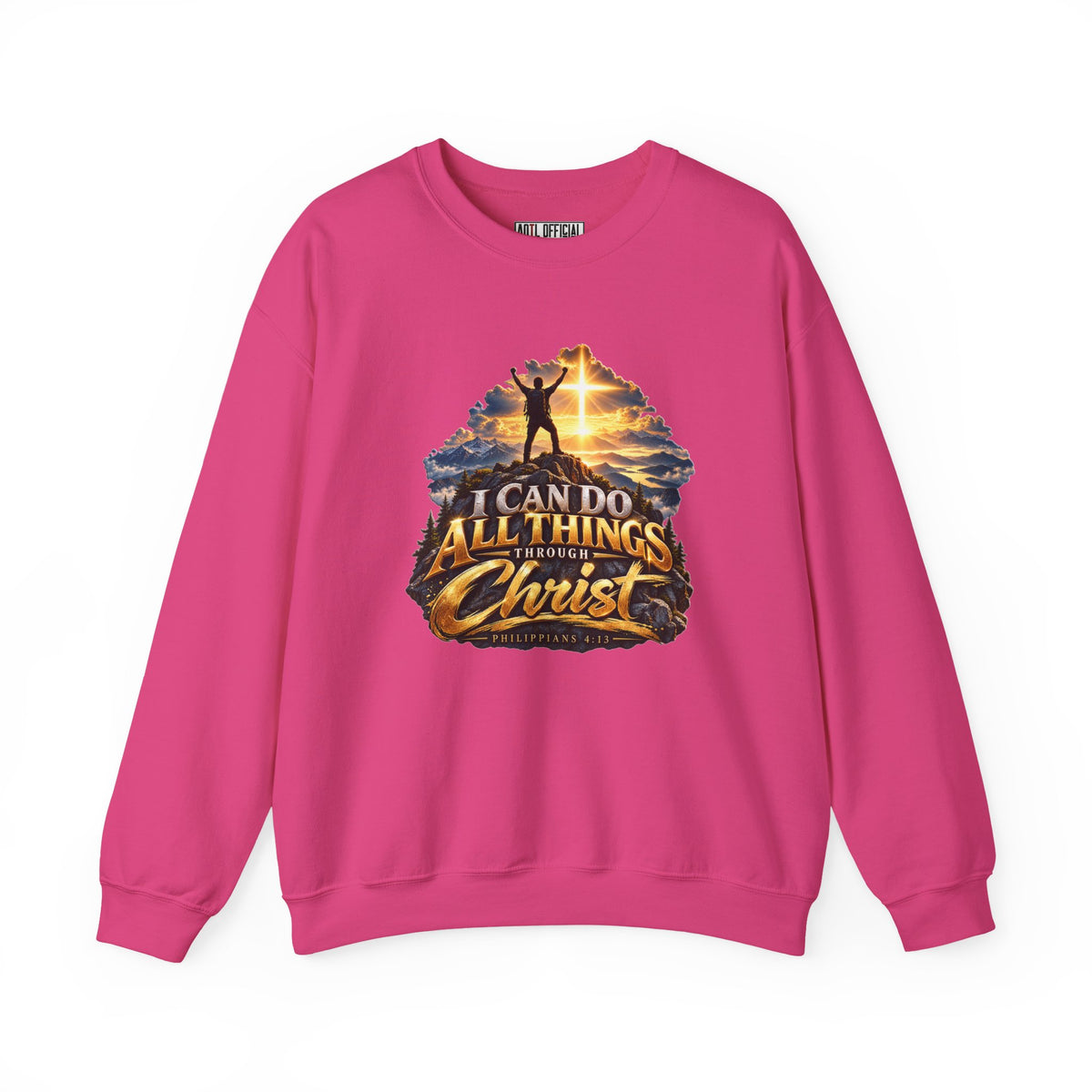 I Can Do All Things Through Christ – Philippians 4:13 Victory Design Christian  Sweatshirt