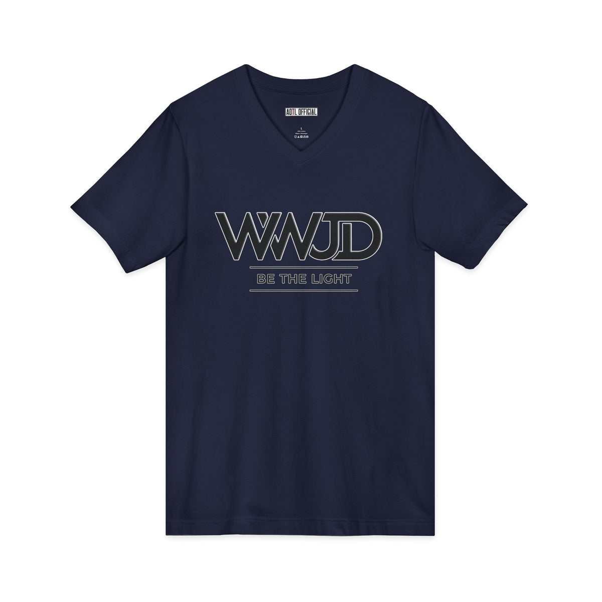 WWJD Christian V-neck t-shirt