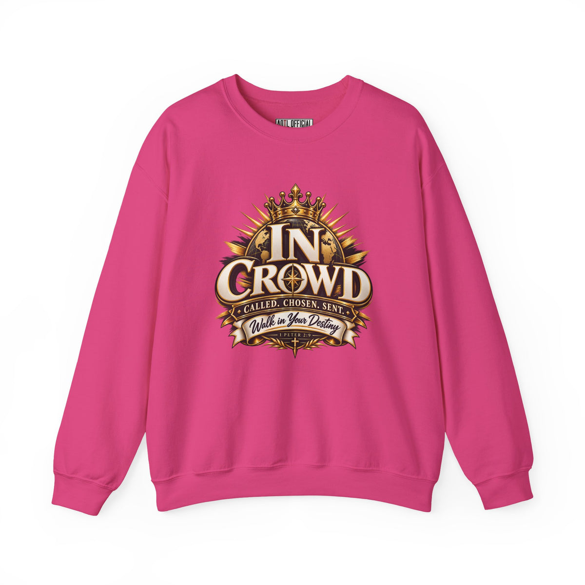 In Crowd – Called. Chosen. Sent. Christian Sweatshirt