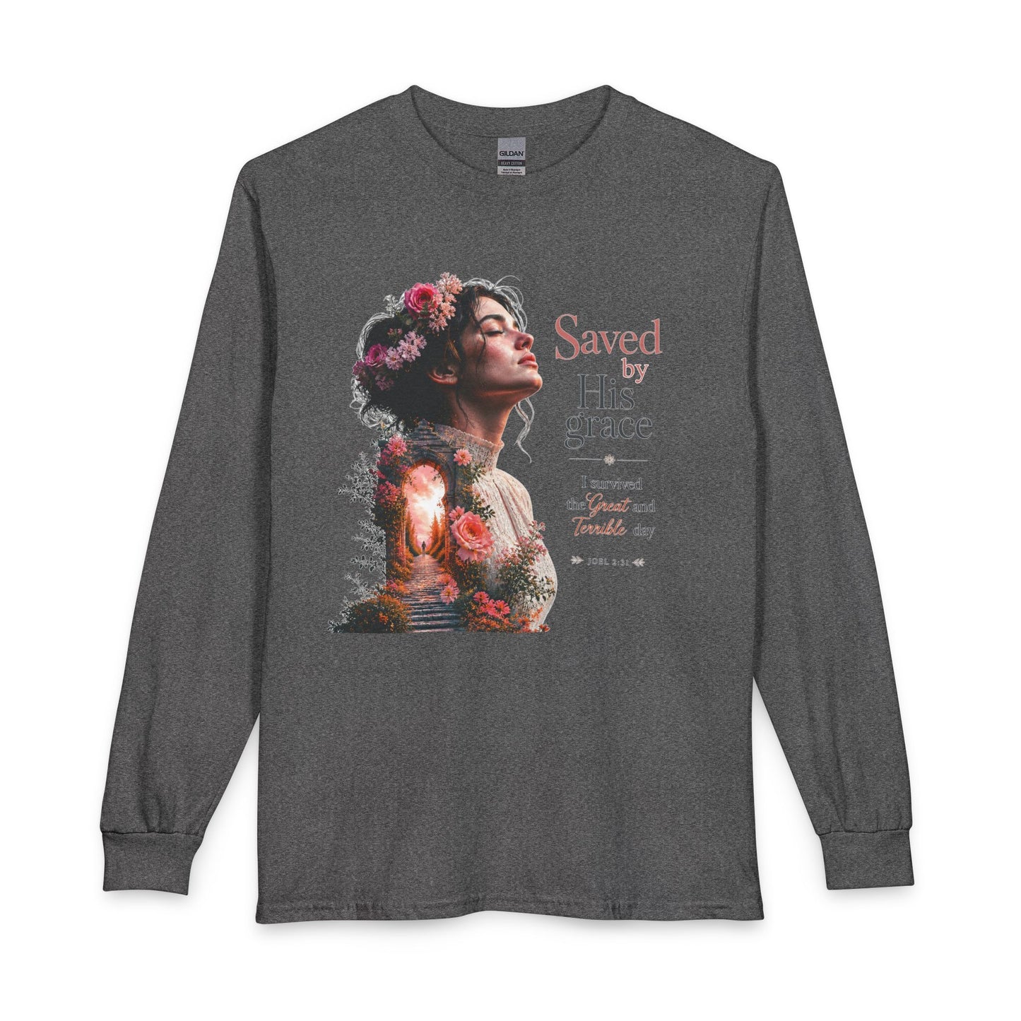 Pathway of Grace – I Survived the Great and Terrible Day (Joel 2:31) Christian Long Sleeve Shirt