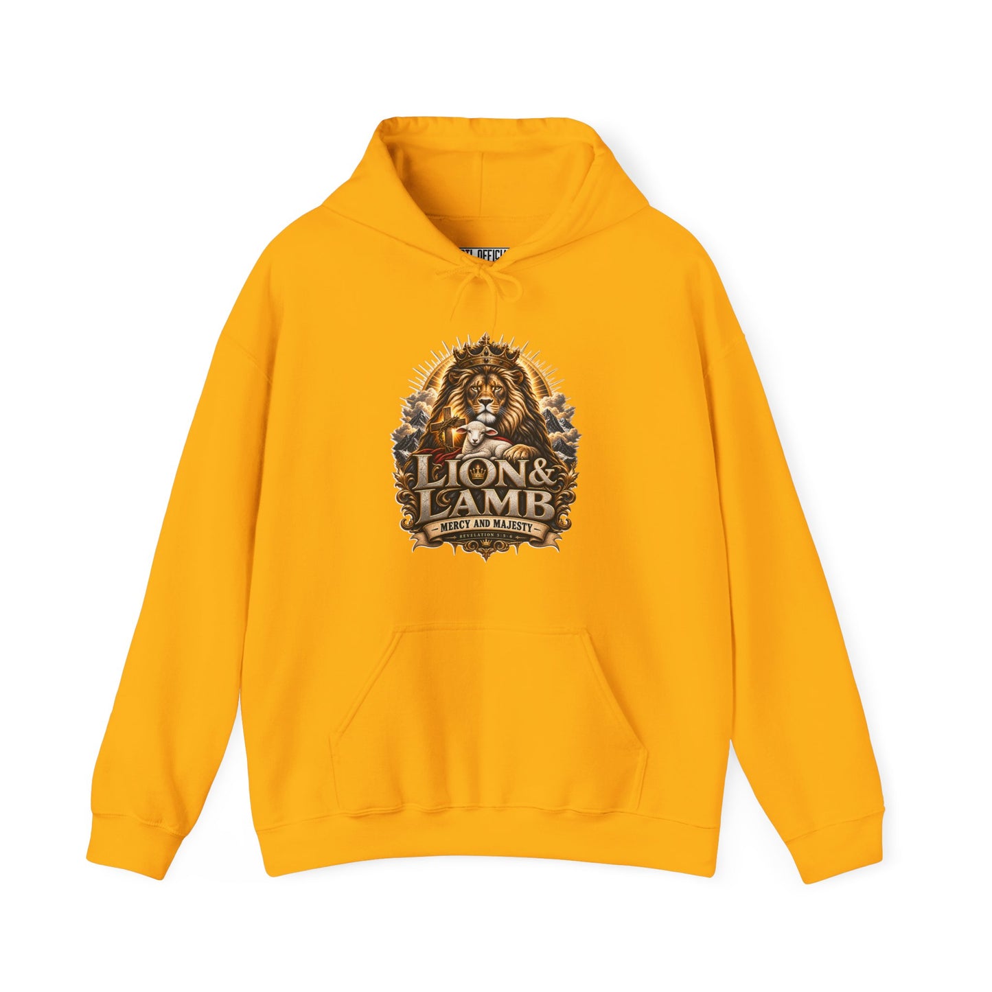 Lion & Lamb – Mercy and Majesty Christian Hoodie