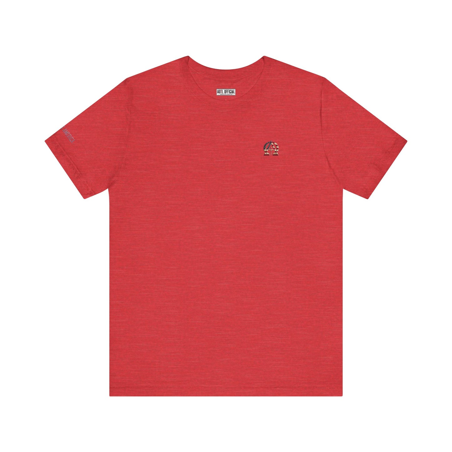 Alpha & Omega USA Emblem Unisex  Patriotic Christian T-shirt