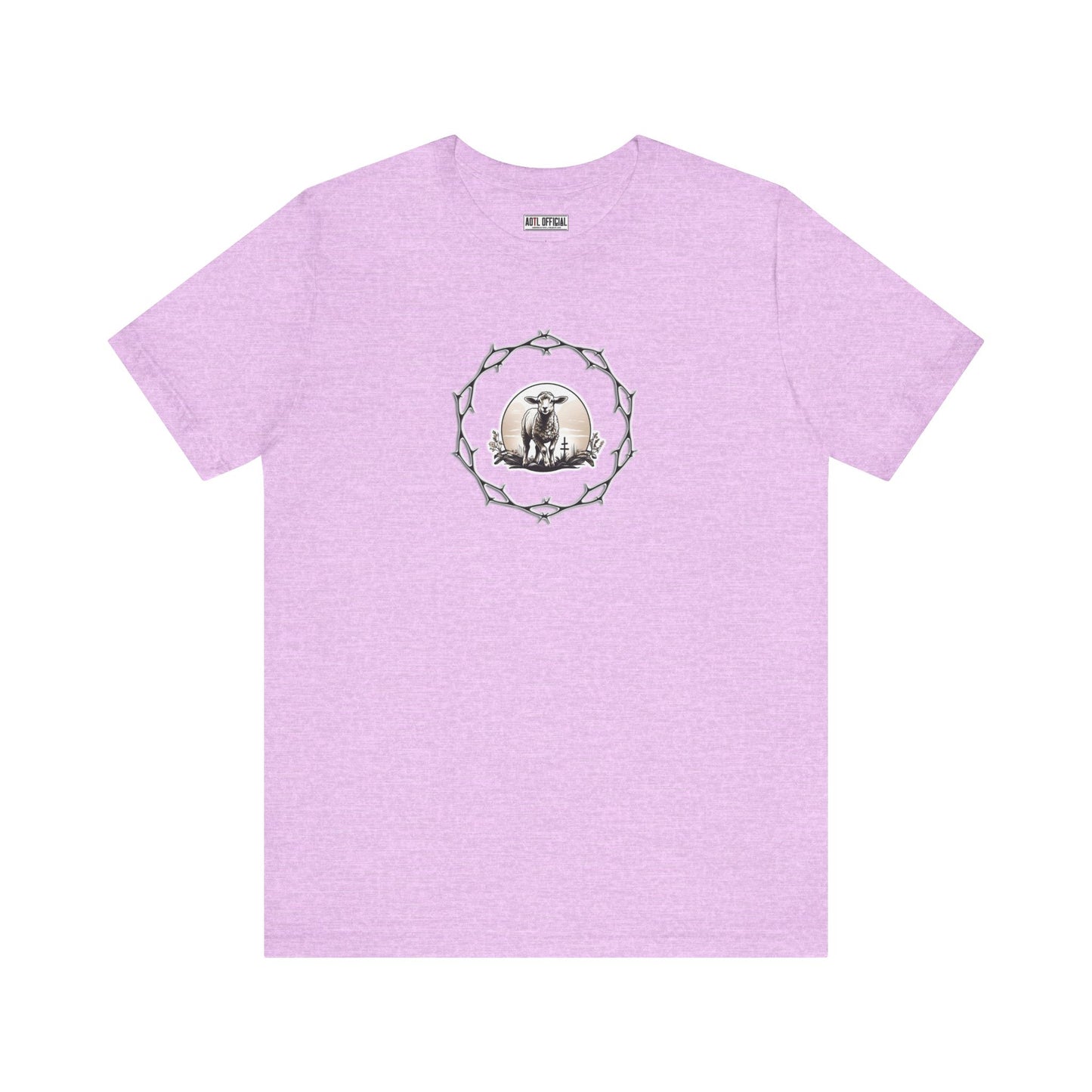 Circle of Thorns & Sacrificial Lamb Unisex  Short Sleeve Tee