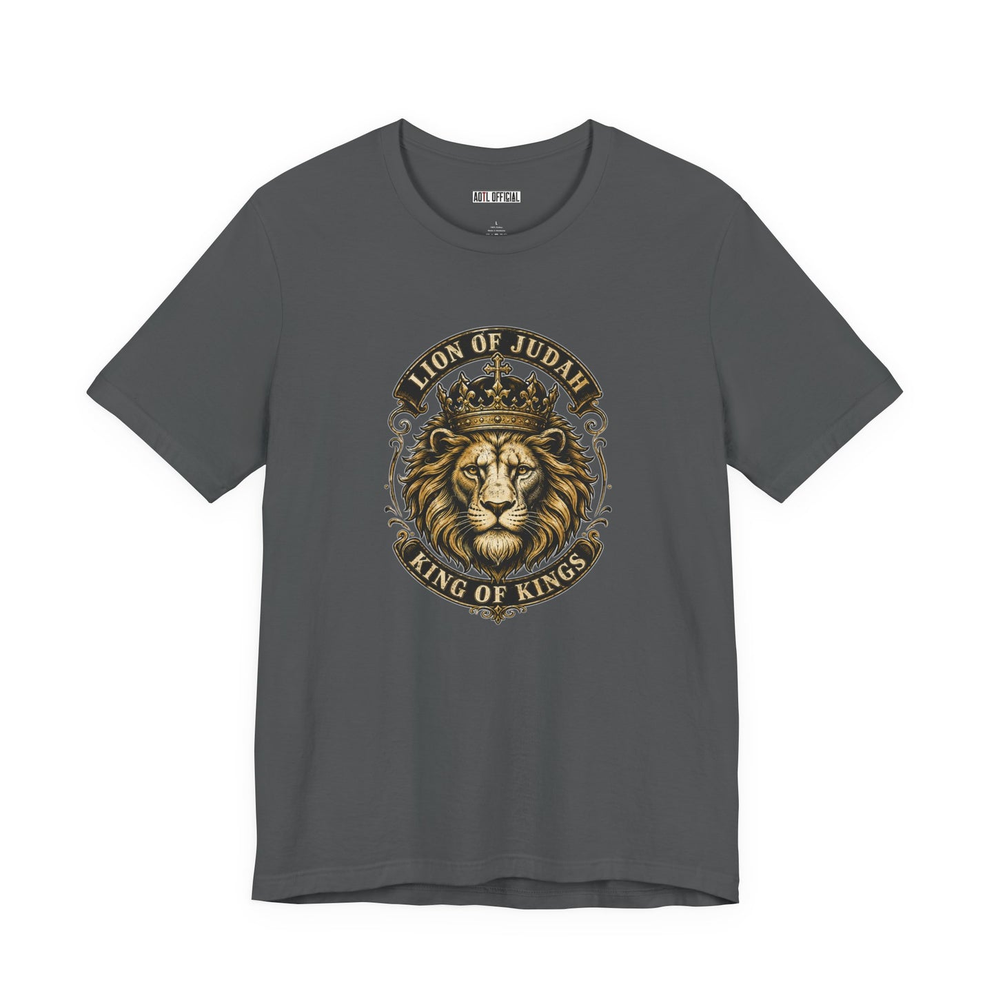 Lion of Judah – King of Kings Christian T-shirt