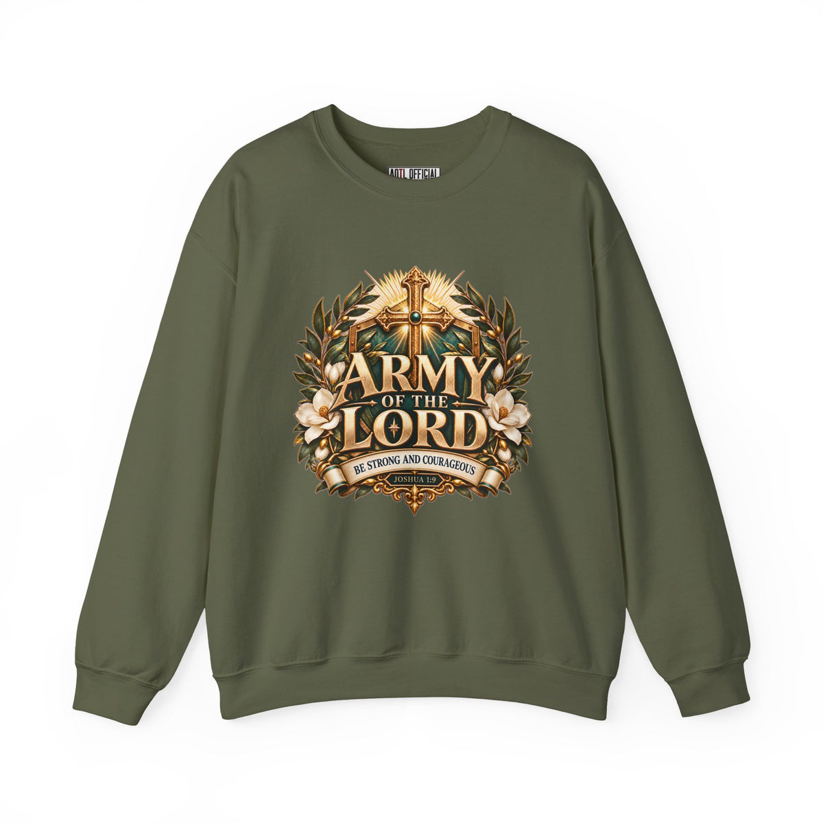 Army of the Lord — Strong and Courageous Christian Sweatshirt