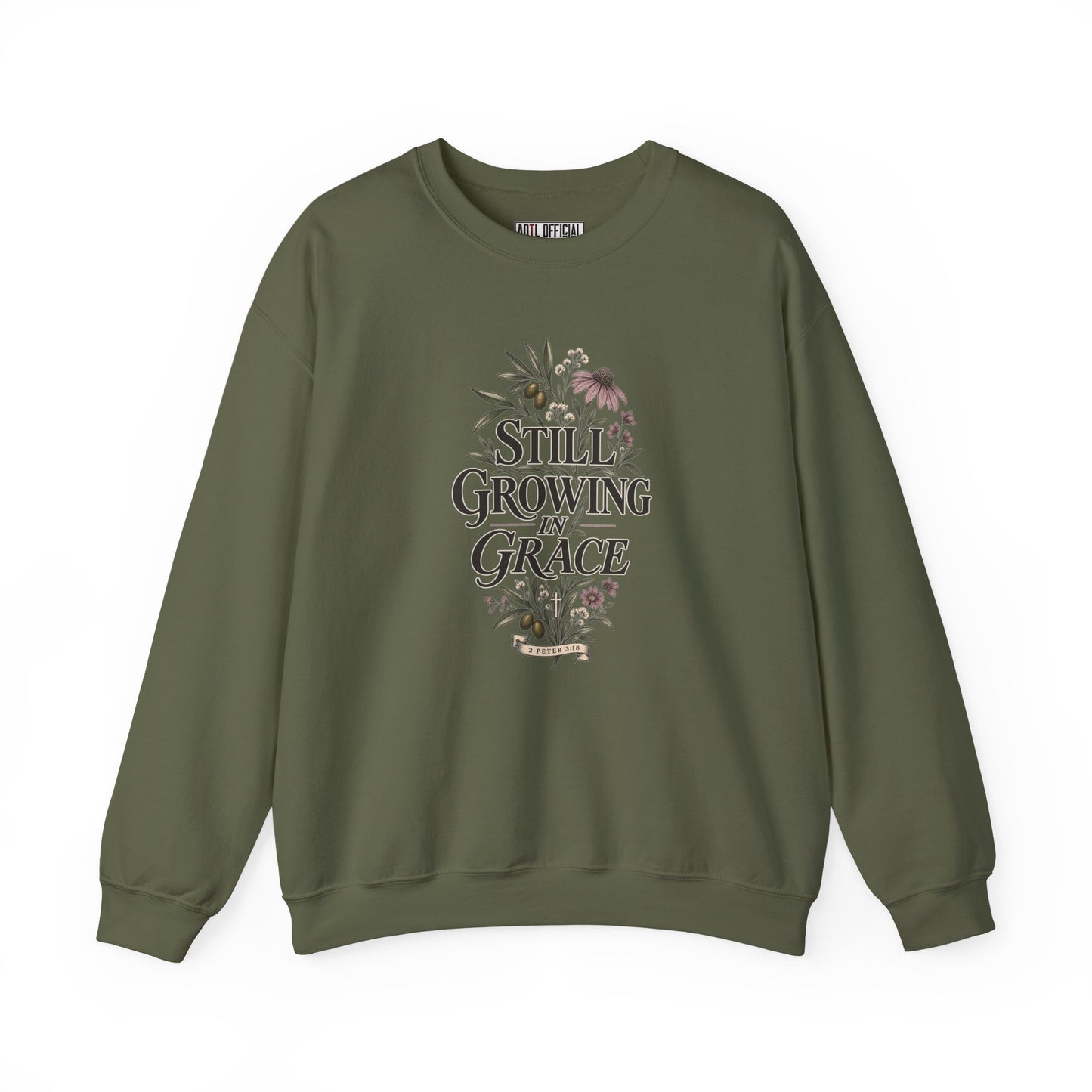 Still Growing in Grace Christian Sweatshirt