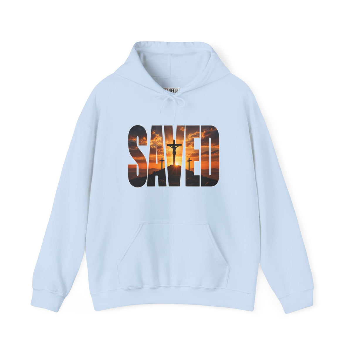 Saved — By the Cross Christian Hoodie