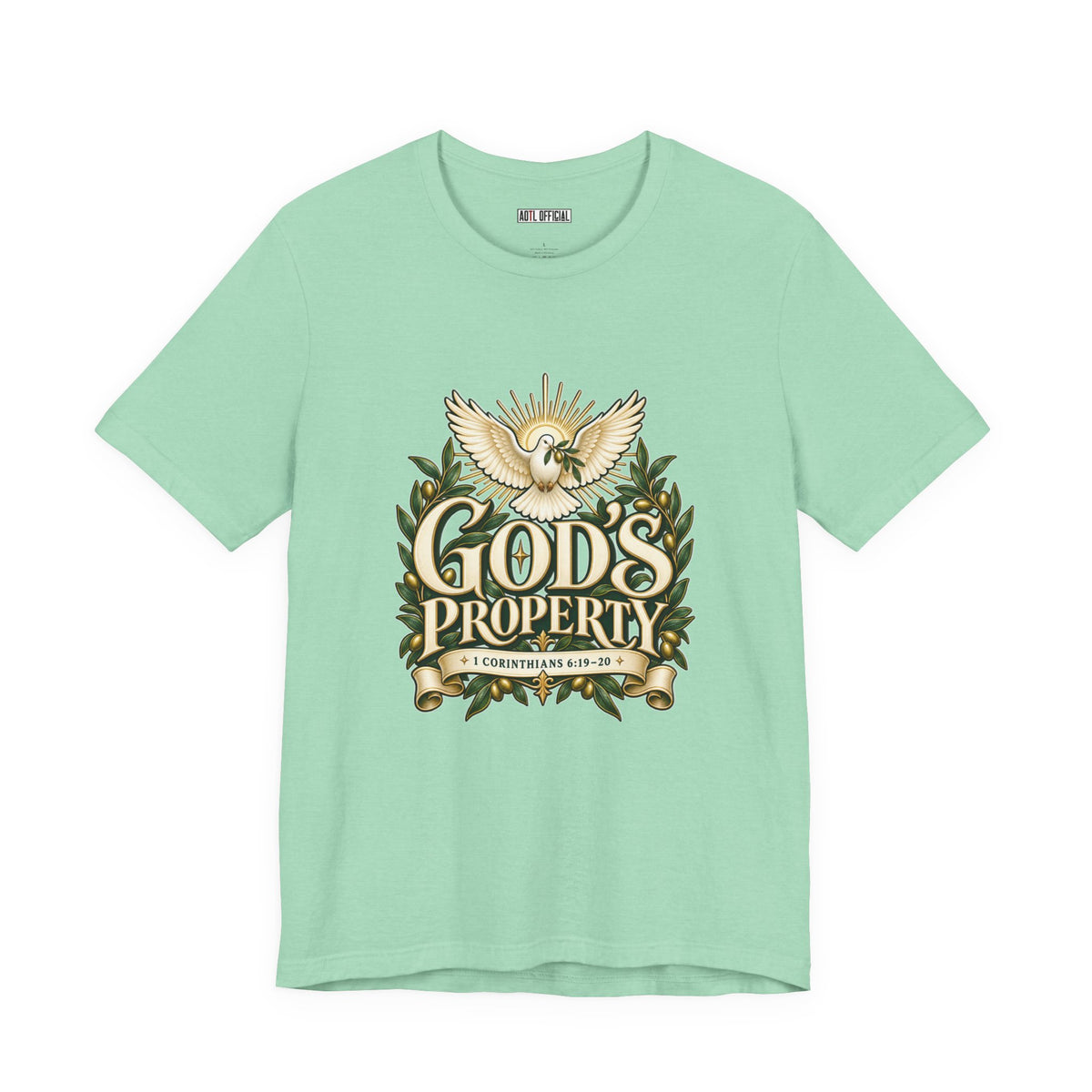 God’s Property — Bought with a Price  Christian T-shirt