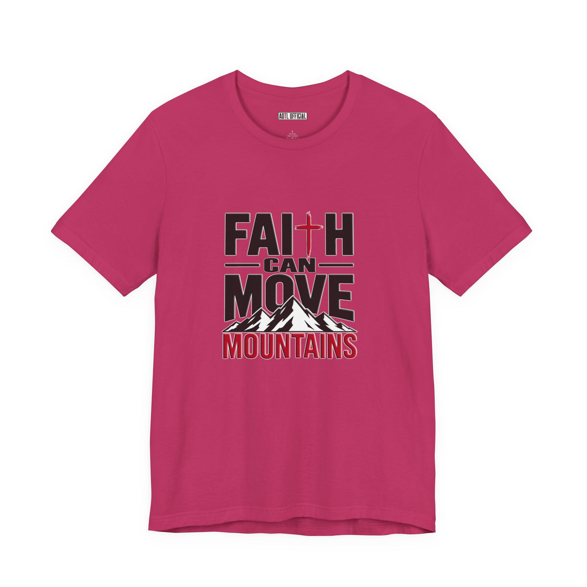 Faith Can Move Mountains Christian T-Shirt