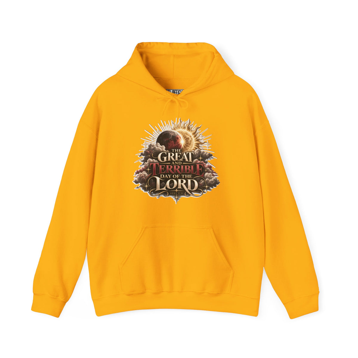 The Great and Terrible Day — Joel 2:31 Christian Hoodie