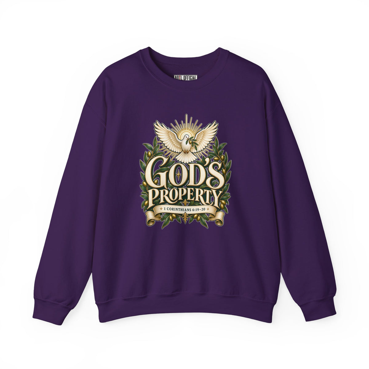 God’s Property — Bought with a Price Christian Sweatshirt
