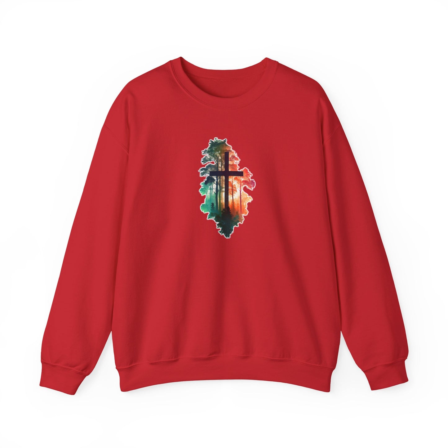 Cross in the Wilderness Unisex Heavy Blend™ Crewneck Sweatshirt