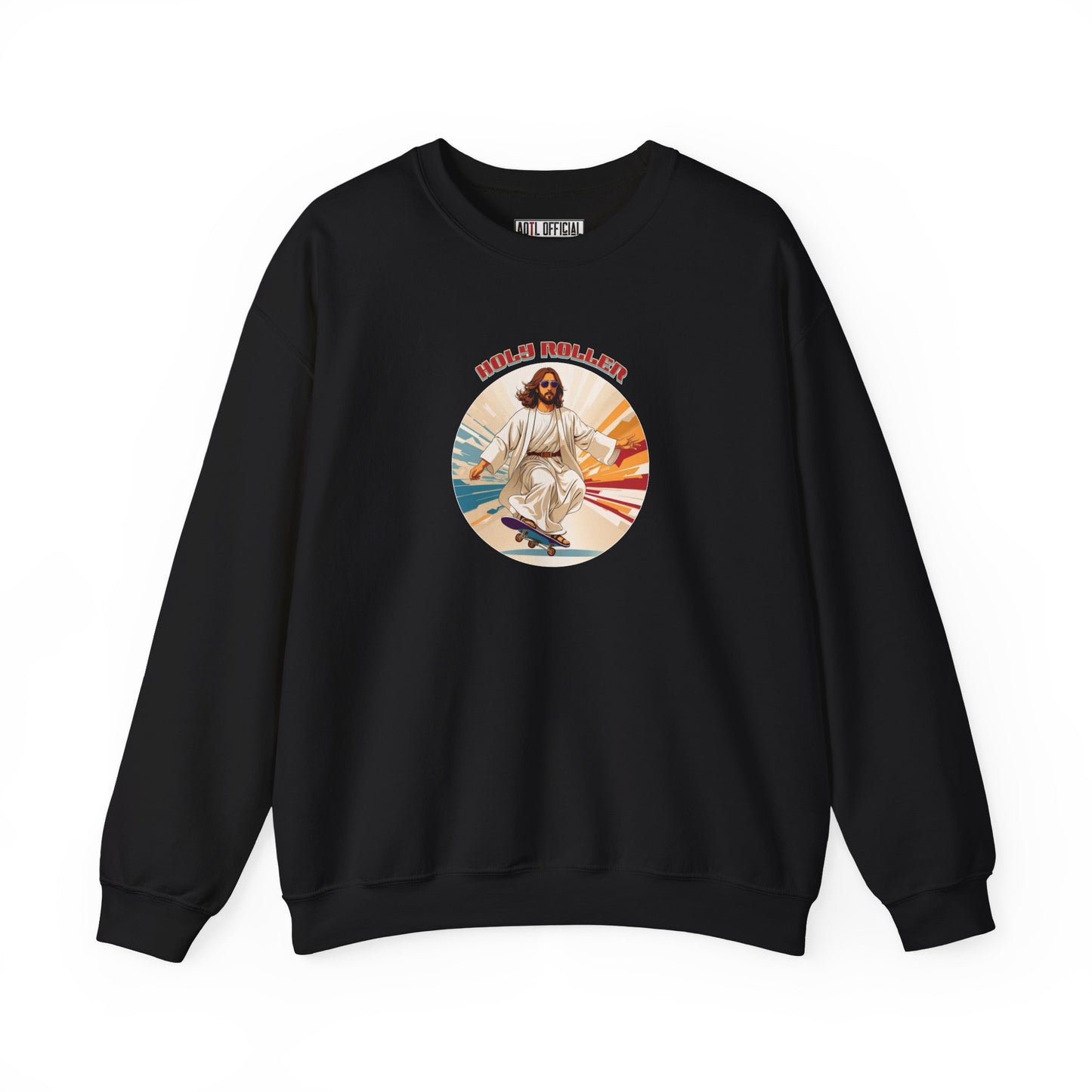 Holy Roller Jesus Unisex Heavy Blend™ Crewneck Sweatshirt