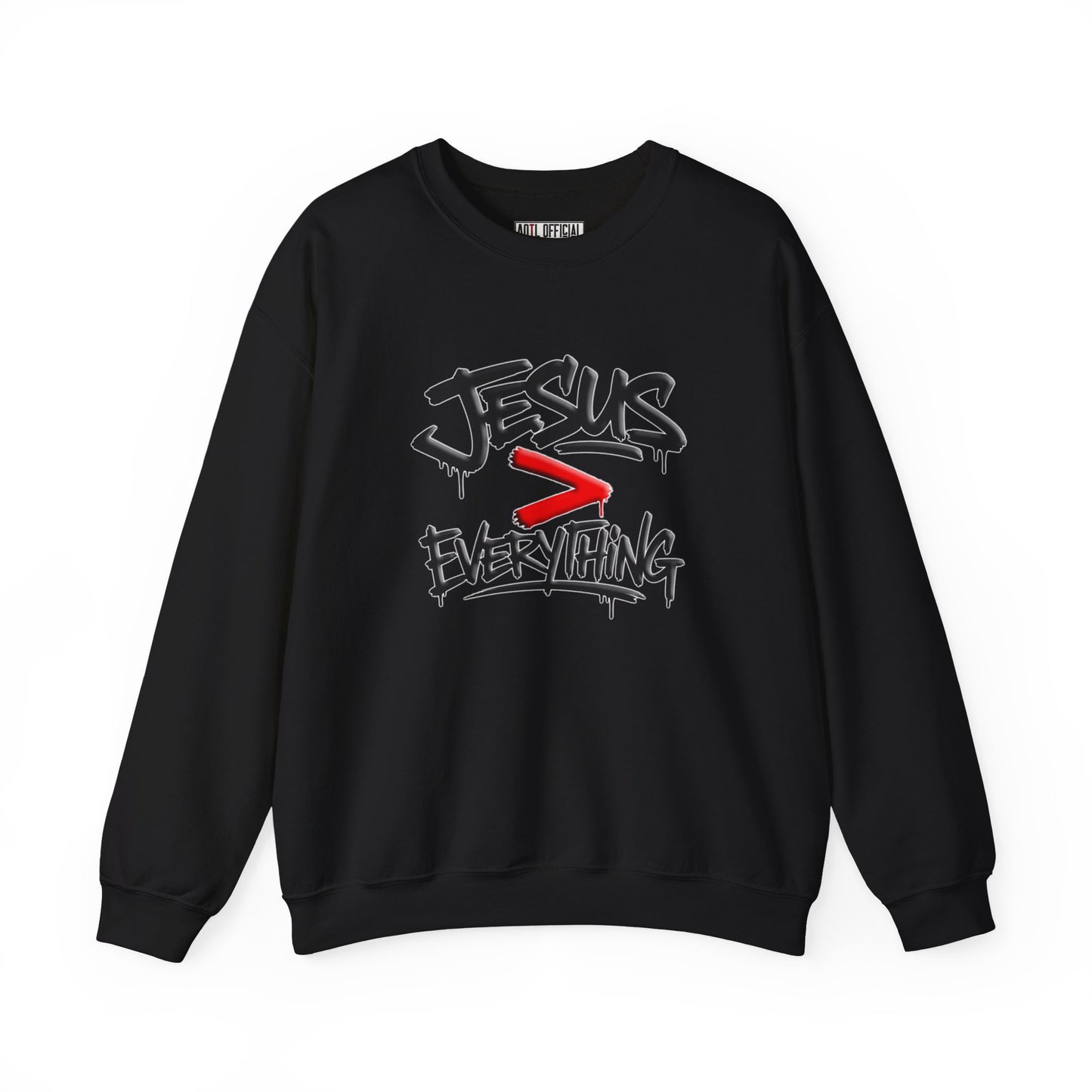 Jesus > Everything Graffiti Christian Sweatshirt