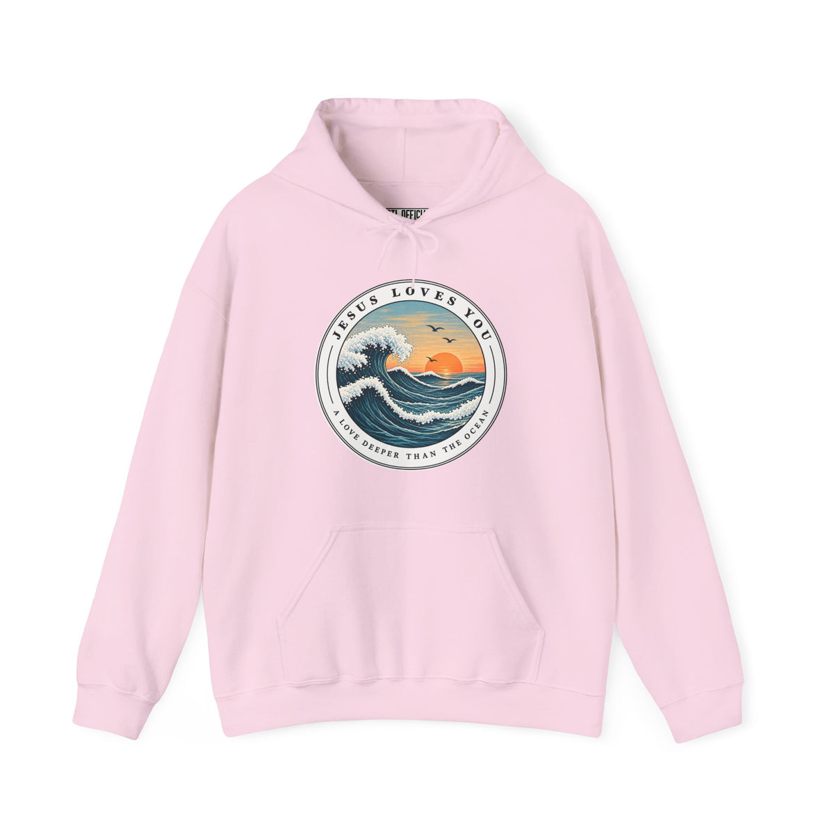 Jesus Loves You — A Love Deeper Than the Ocean Christian Hoodie
