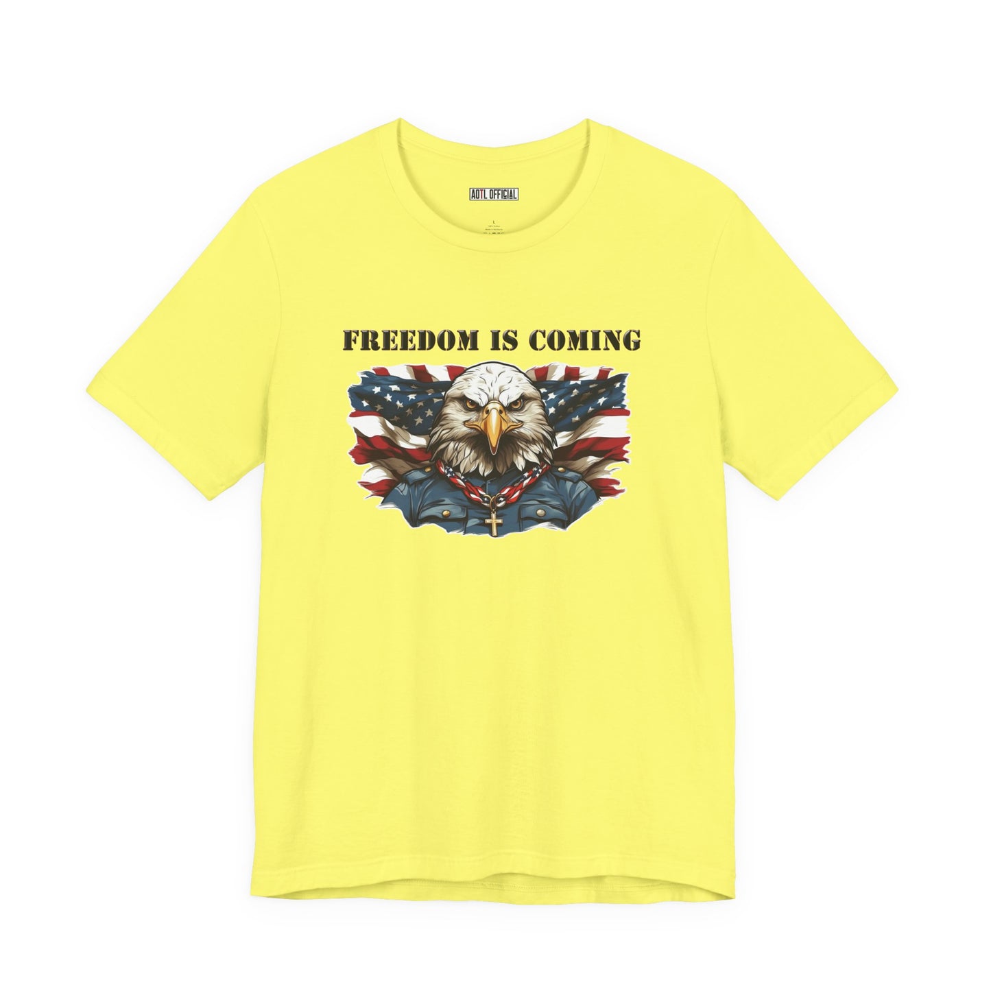 Freedom Is Coming Christian Patriotic Design