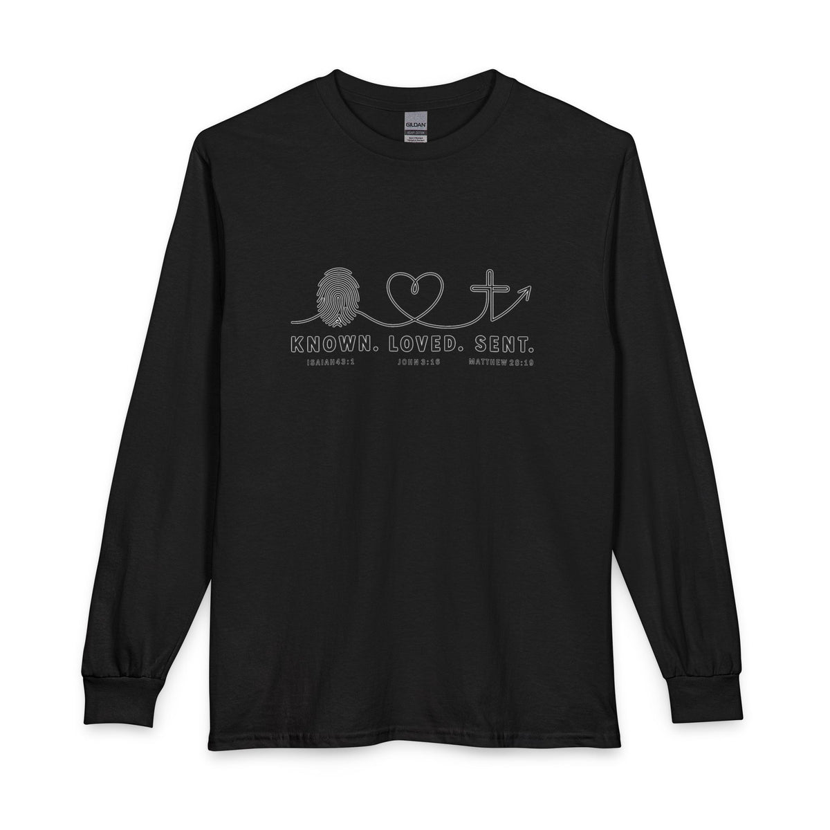 Known. Loved. Sent. Christian Long Sleeve Shirt