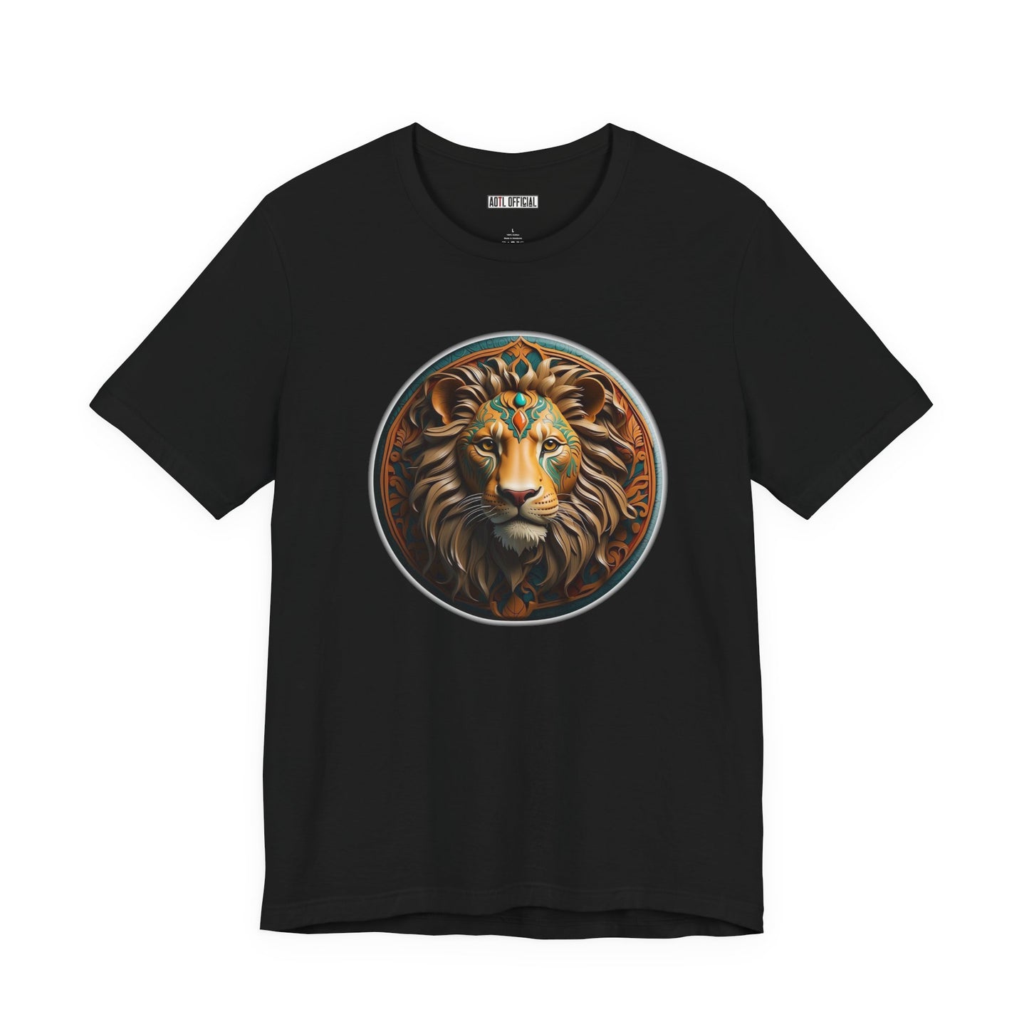 Majestic Redeemer  Lion of Judah Christian Unisex Short Sleeve Tee