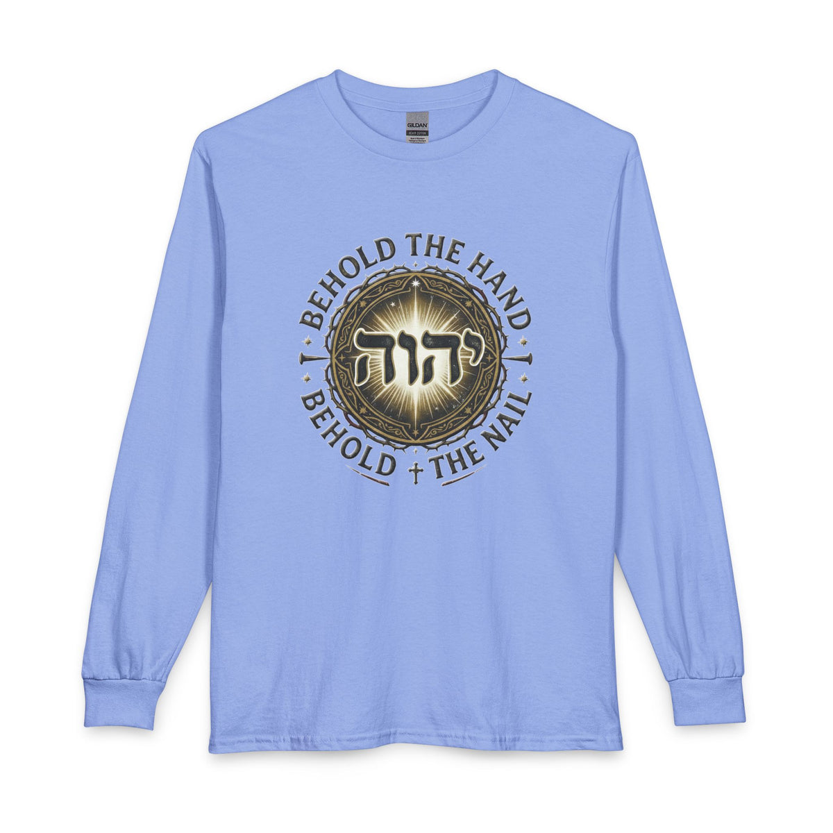 Behold The Hand, Behold The Nail Christian Long Sleeve Shirt