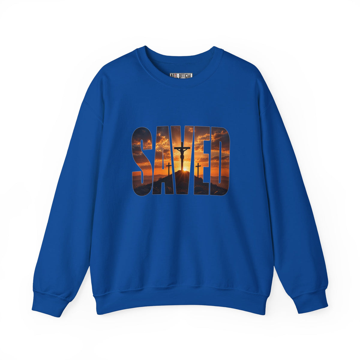 Saved — By the Cross Christian  Sweatshirt