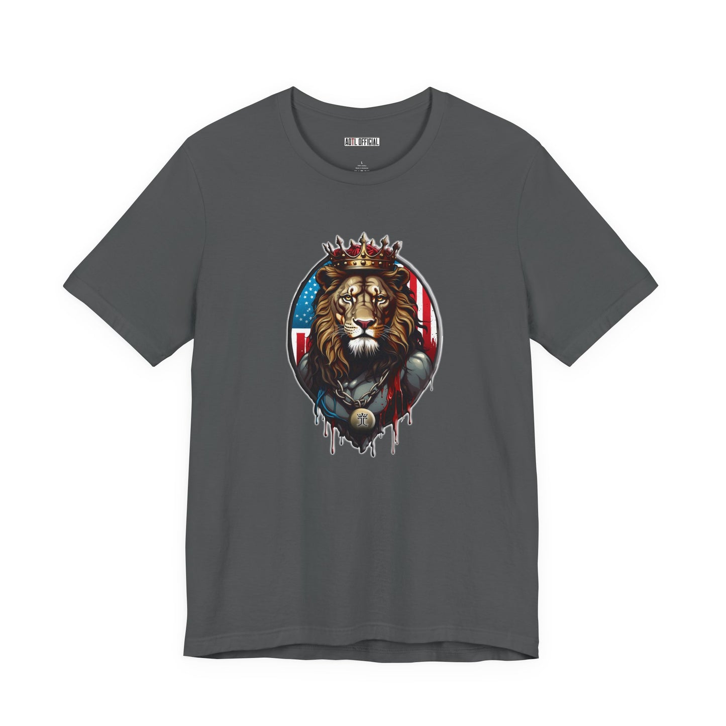 Royal Majesty: Lion of Judah Crowned  Unisex Short Sleeve Tee