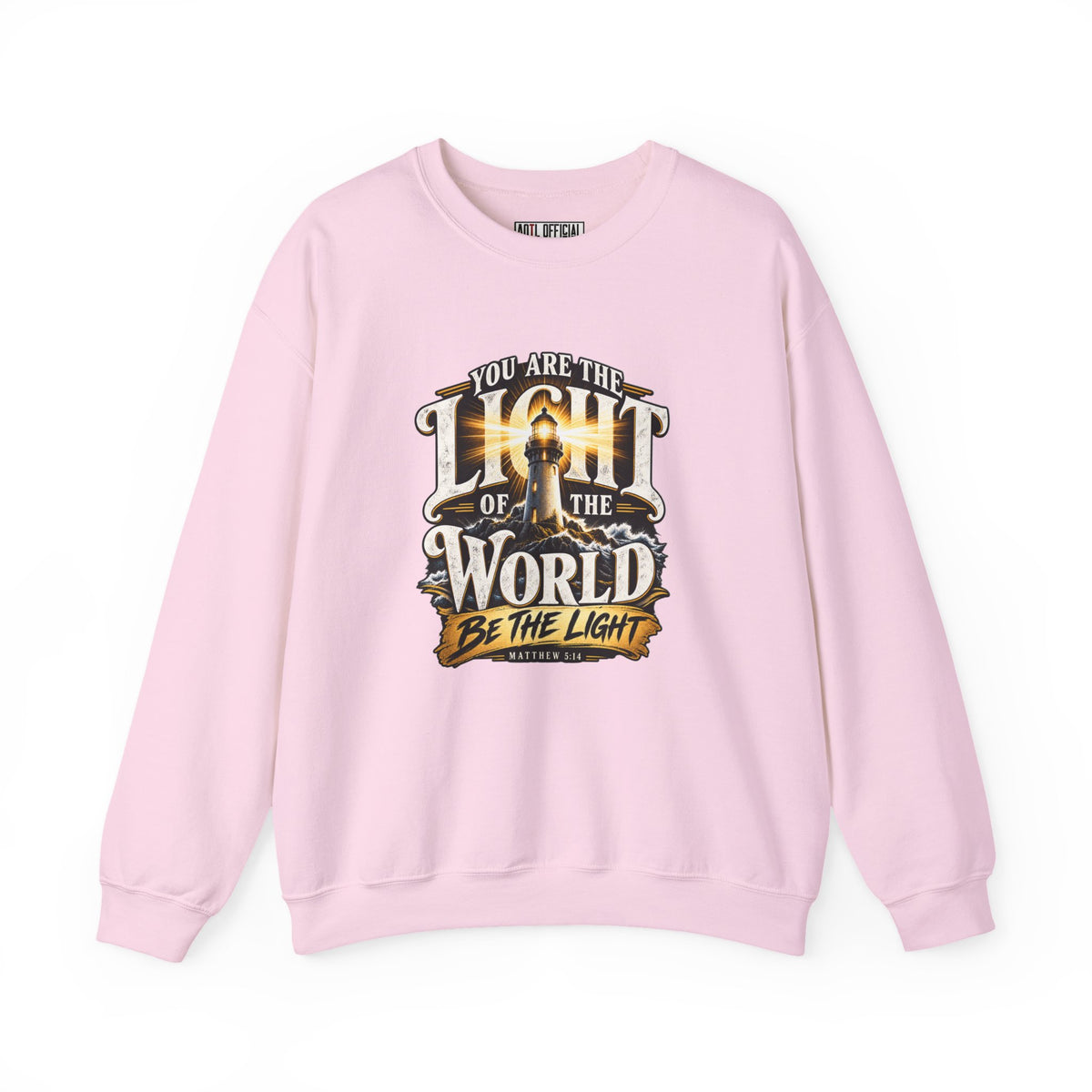 You Are the Light of the World – Matthew 5:14 Lighthouse Design Christian  Sweatshirt