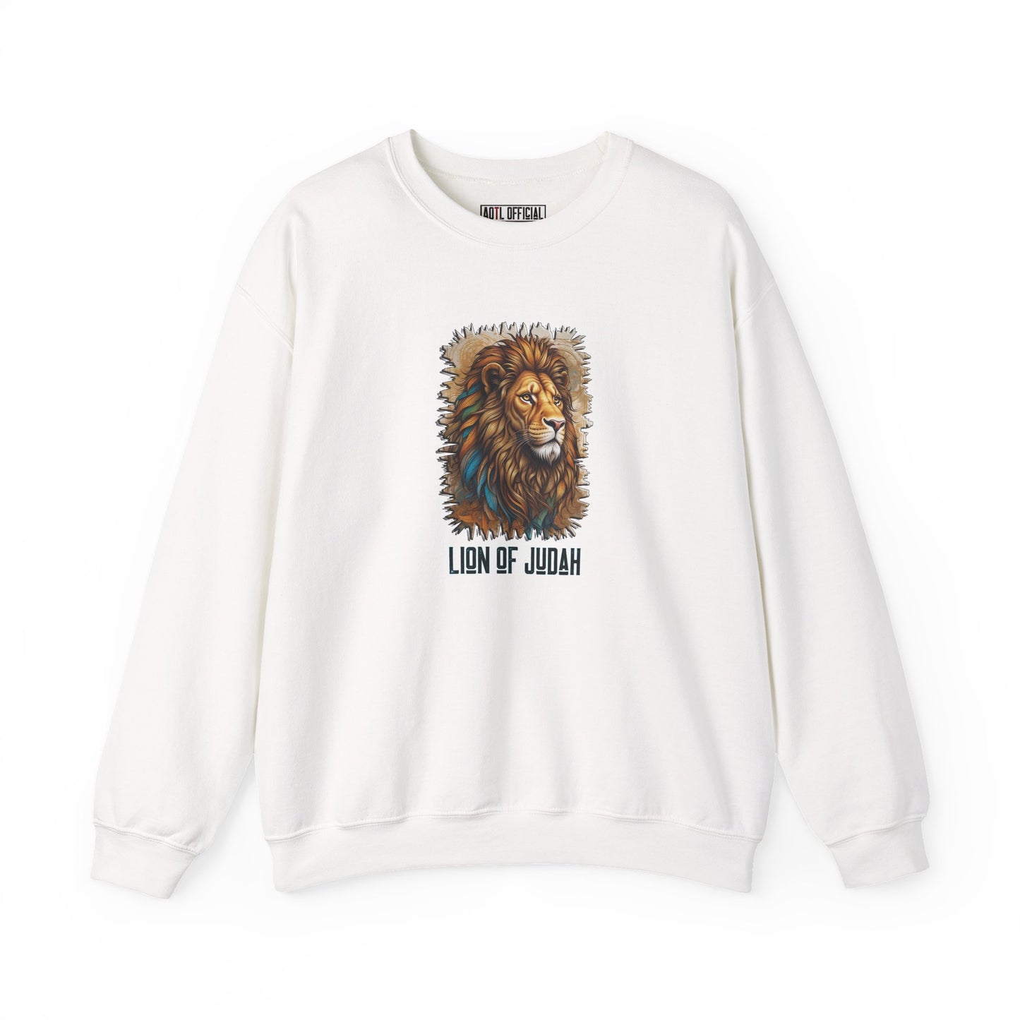 Divine King  Lion of Judah  Unisex Heavy Blend™ Crewneck Sweatshirt