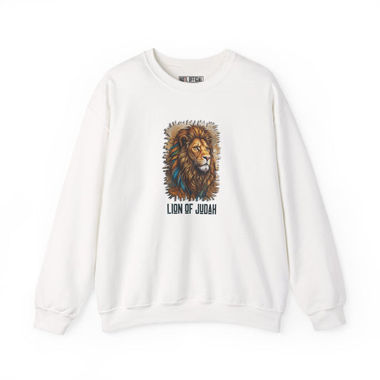 Divine King  Lion of Judah  Unisex Heavy Blend™ Crewneck Sweatshirt