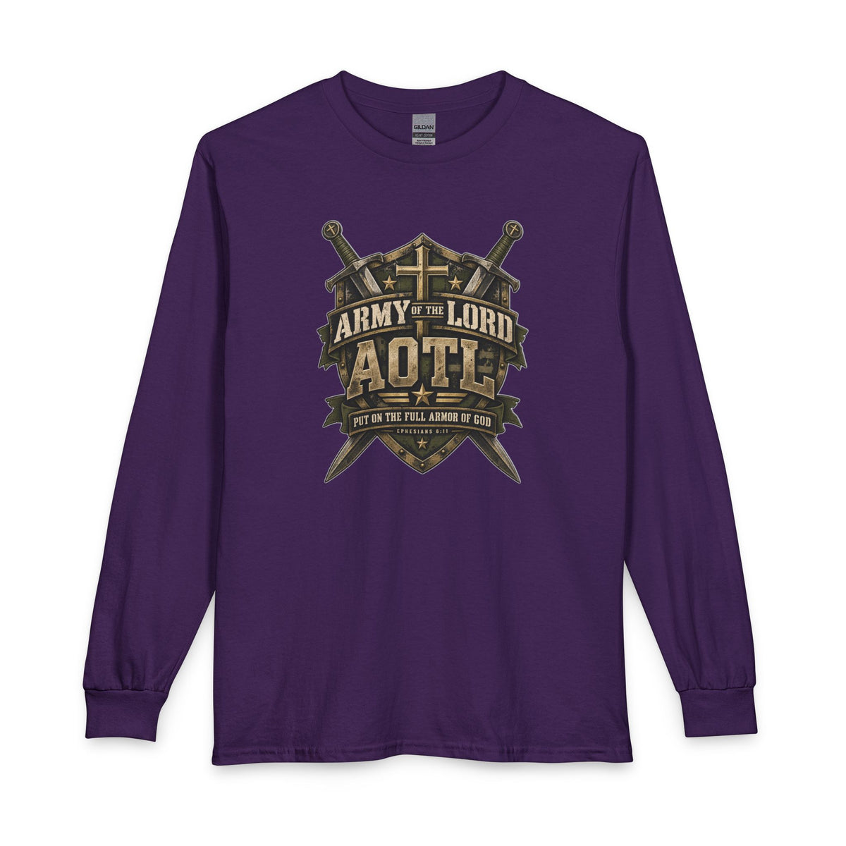 AOTL — Full Armor of God Christian Long Sleeve Shirt