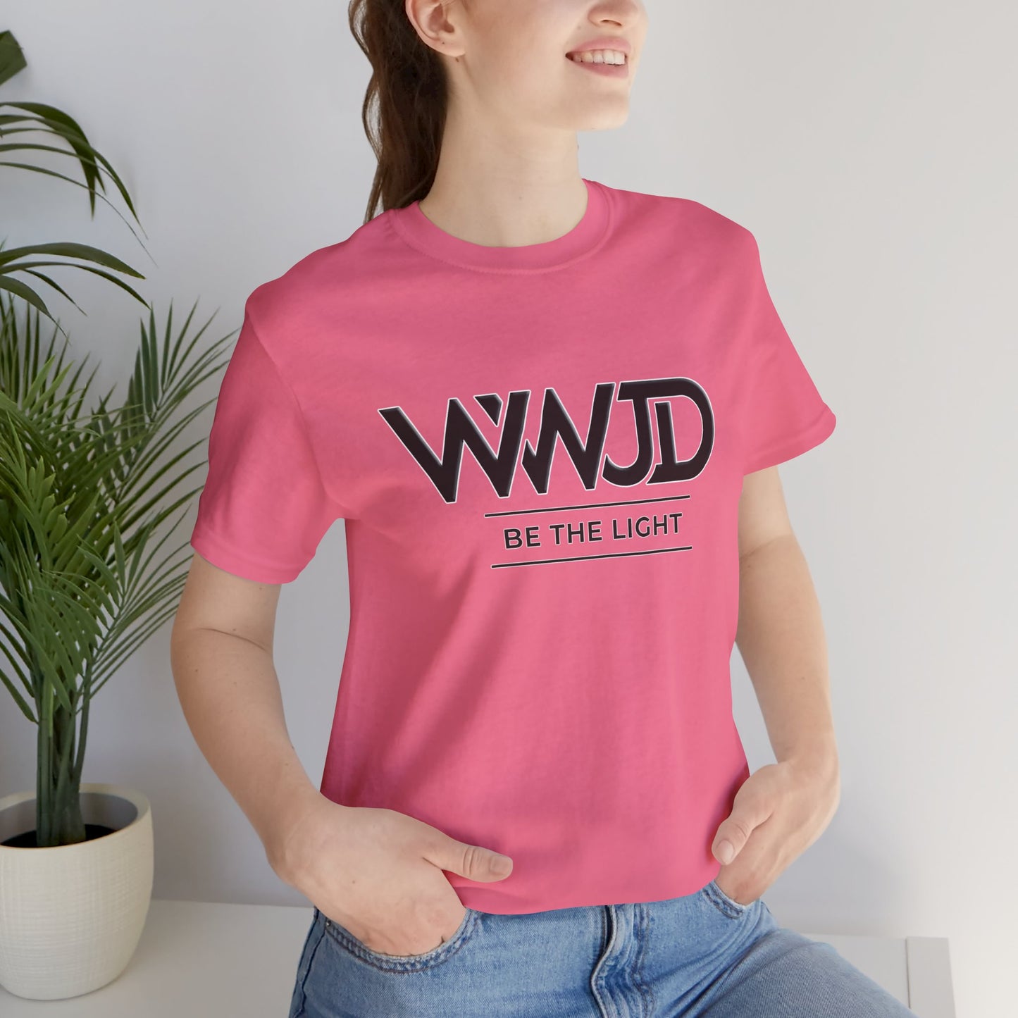 WWJD Faith Reminder Unisex Short Sleeve Tee
