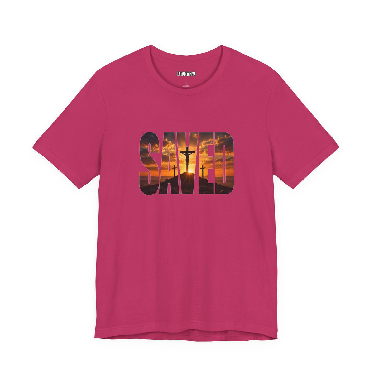 Saved — By the Cross Christian T-shirt