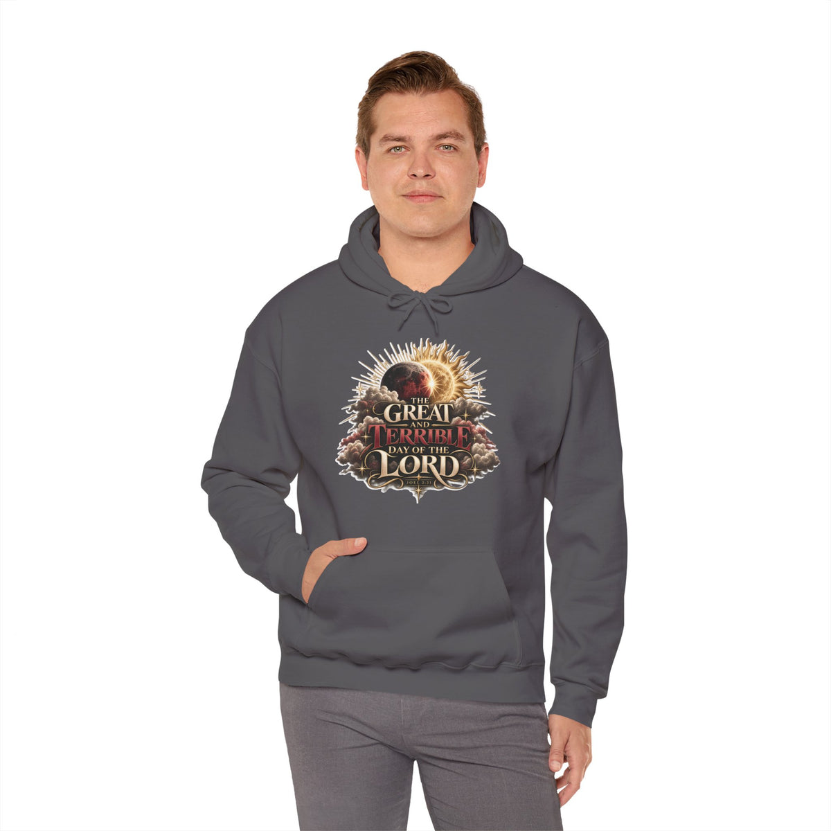 The Great and Terrible Day — Joel 2:31 Christian Hoodie
