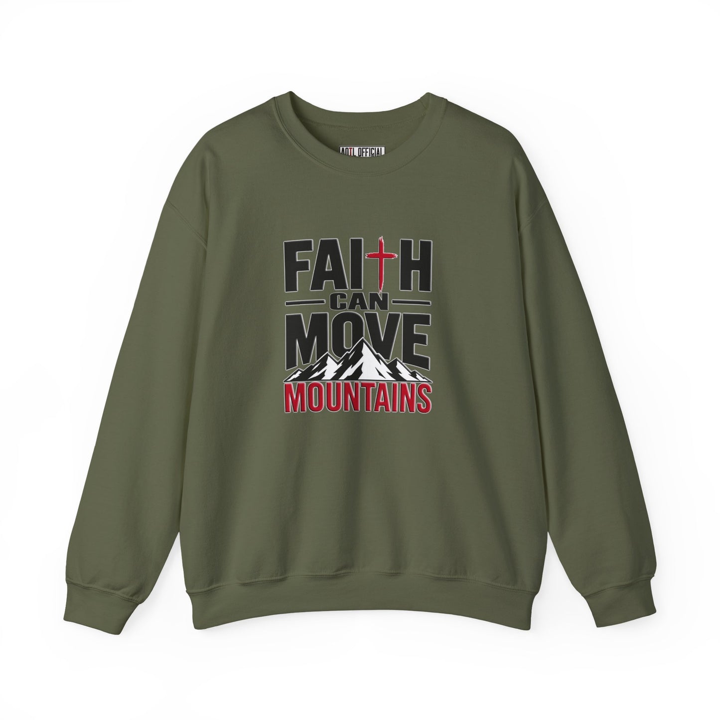 Faith Can Move Mountains Christian Sweatshirt