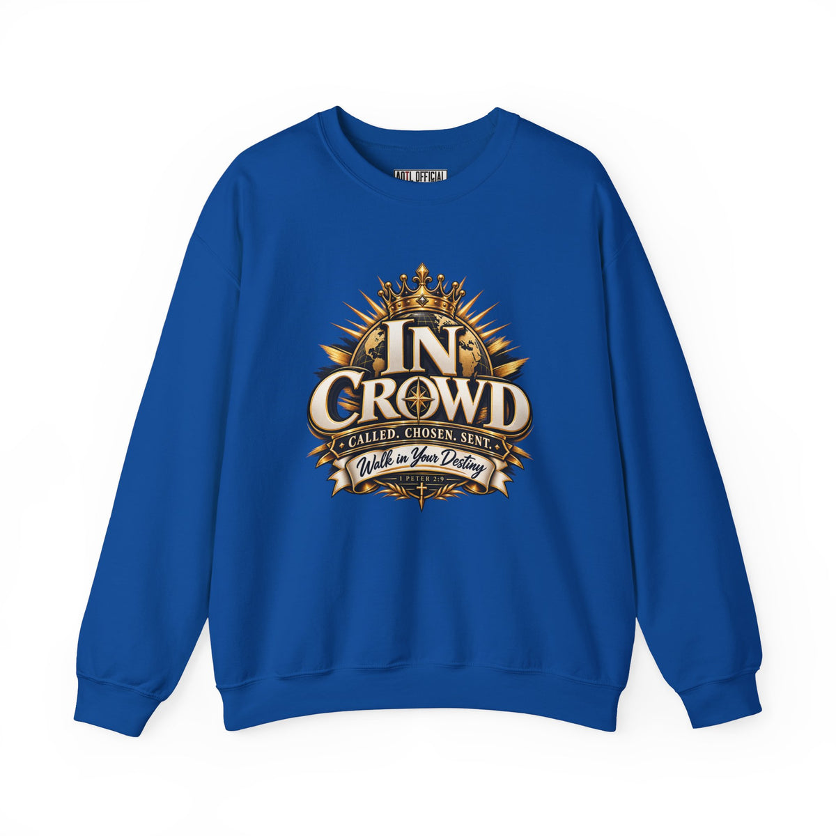 In Crowd – Called. Chosen. Sent. Christian Sweatshirt