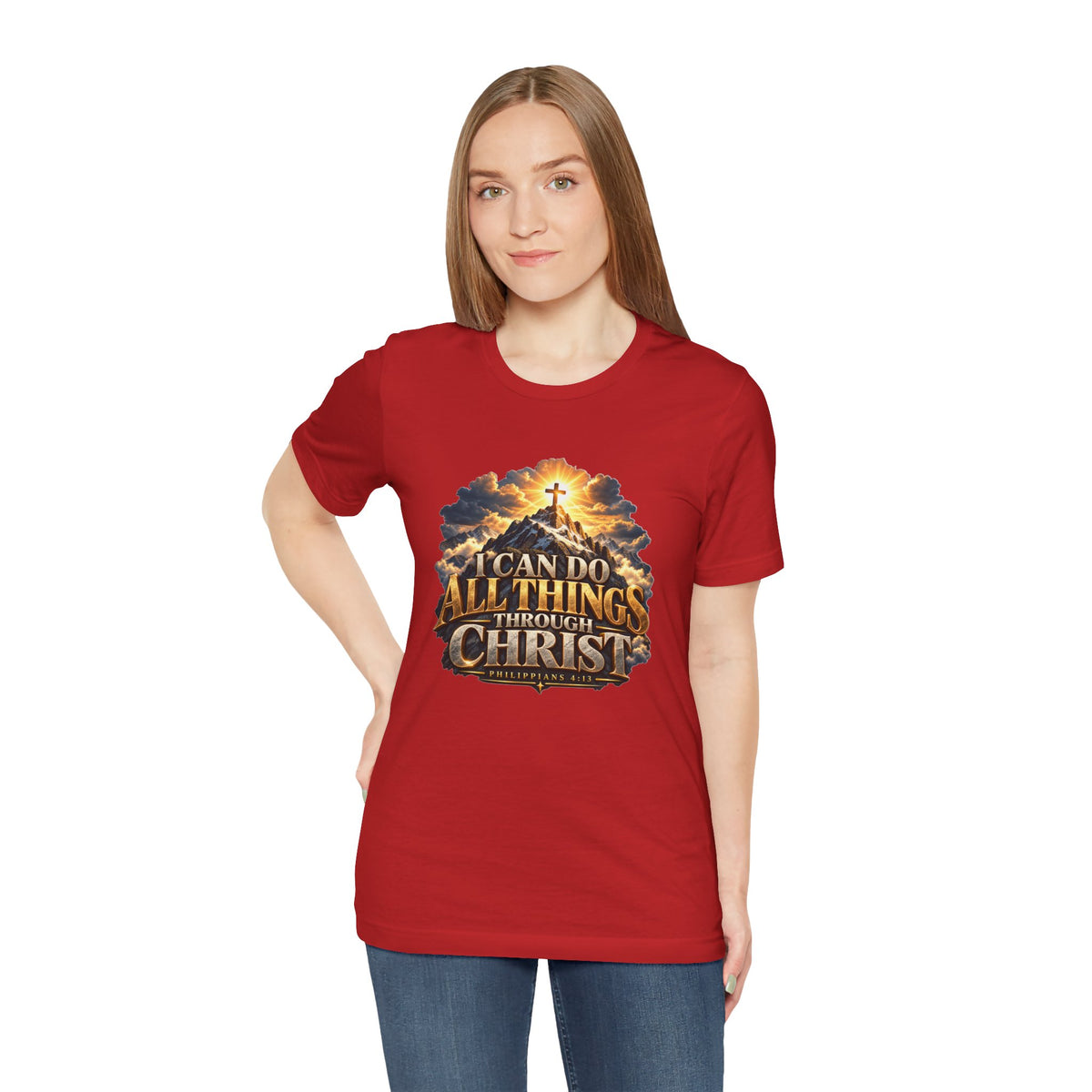 I Can Do All Things Through Christ – Philippians 4:13 Mountain Christian T-shirt