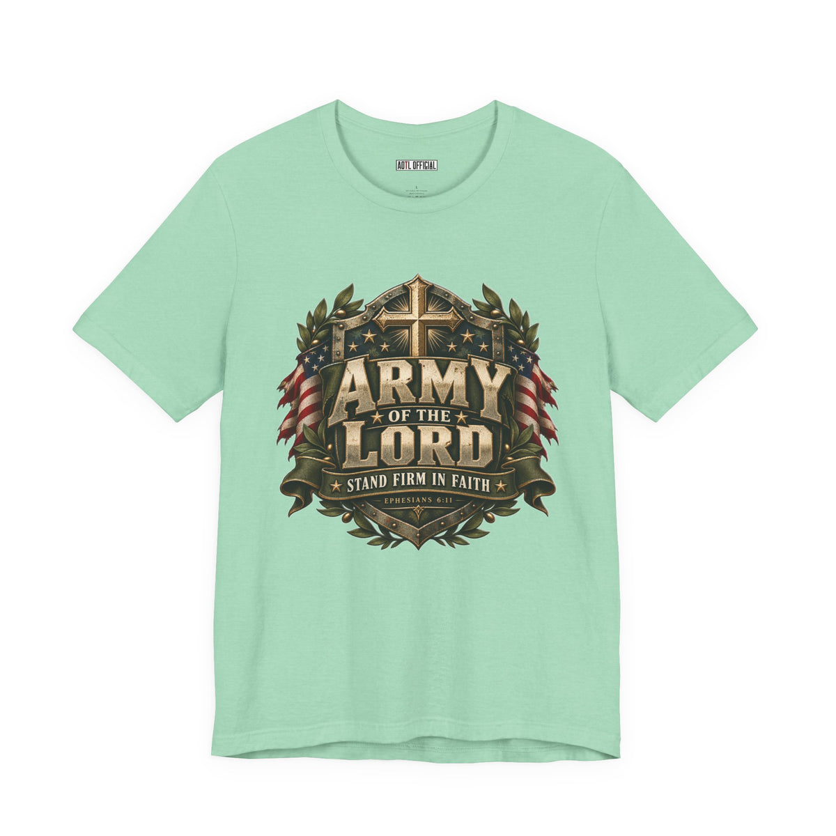 Army of the Lord — Stand Firm in Faith Christian T-shirt