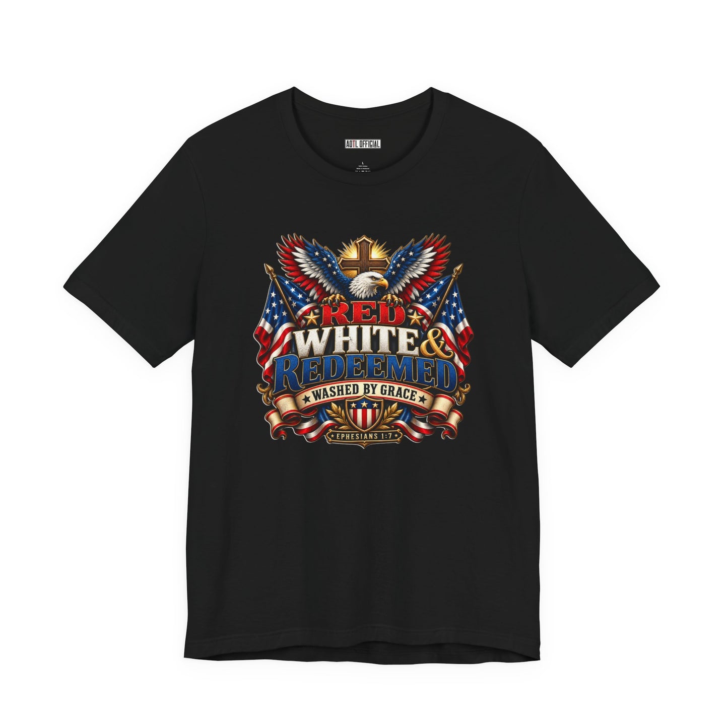Red, White & Redeemed Christian T-shirt